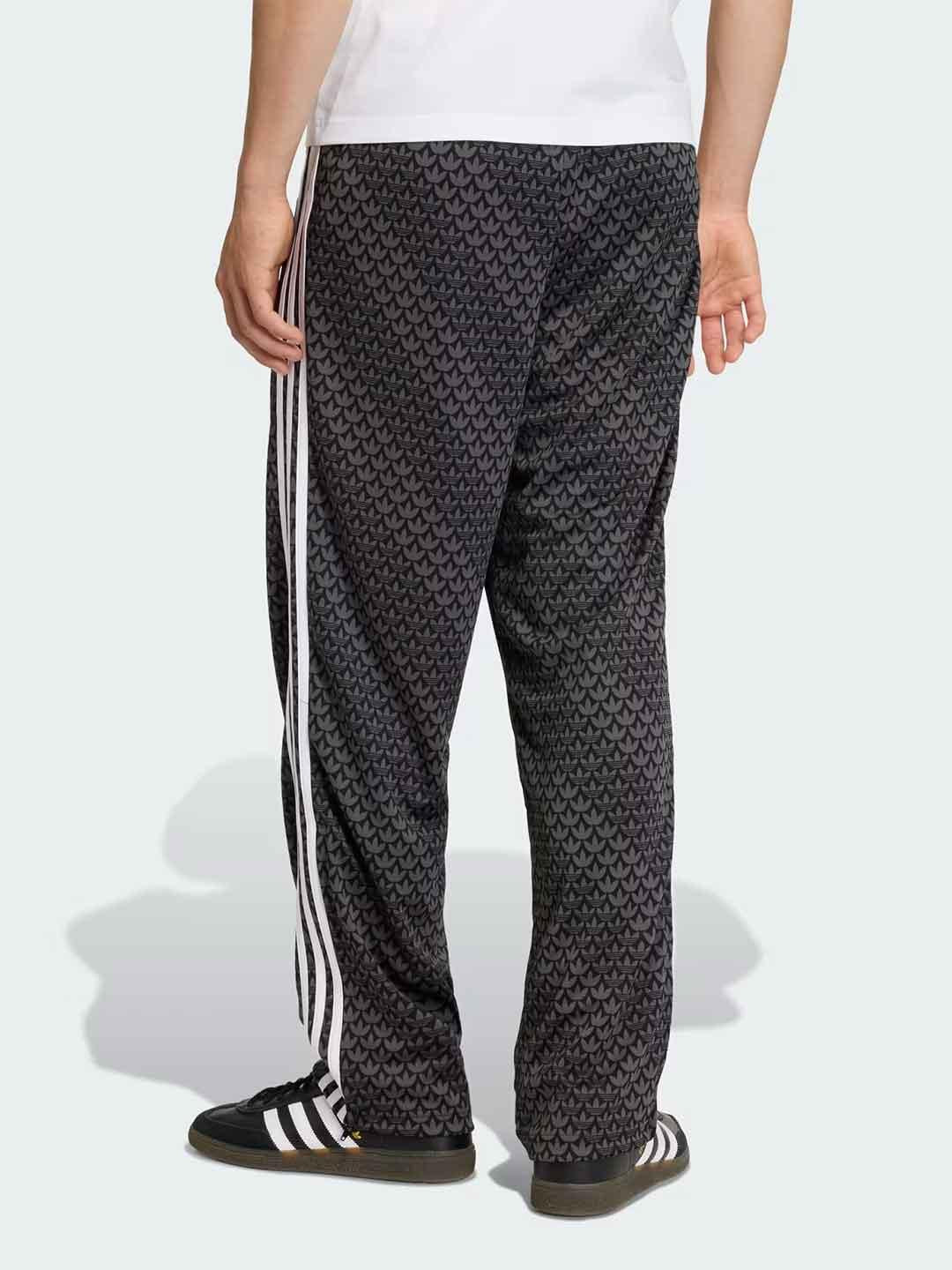 Adidas Firebird pantalone nero multilogo