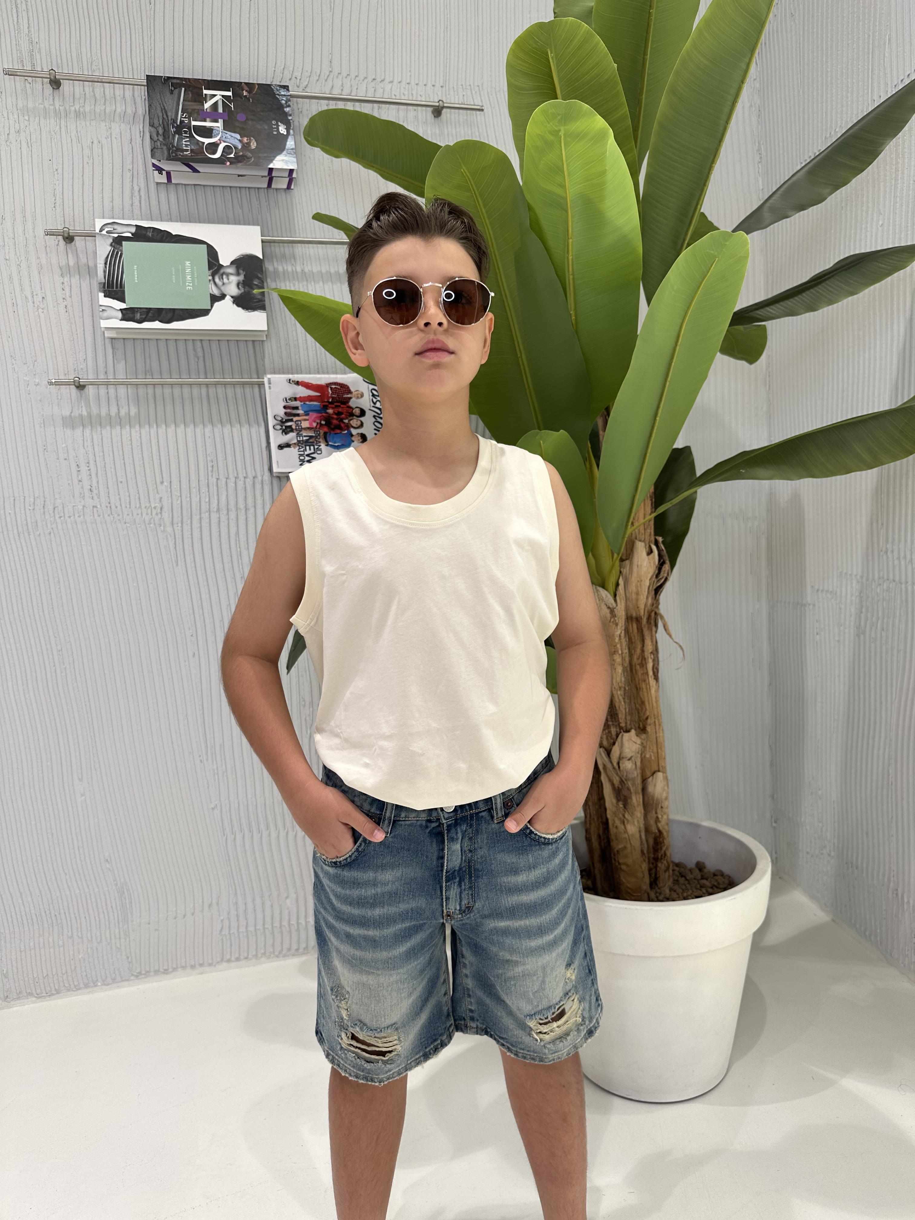 I'M Brian bermuda kids in jeans