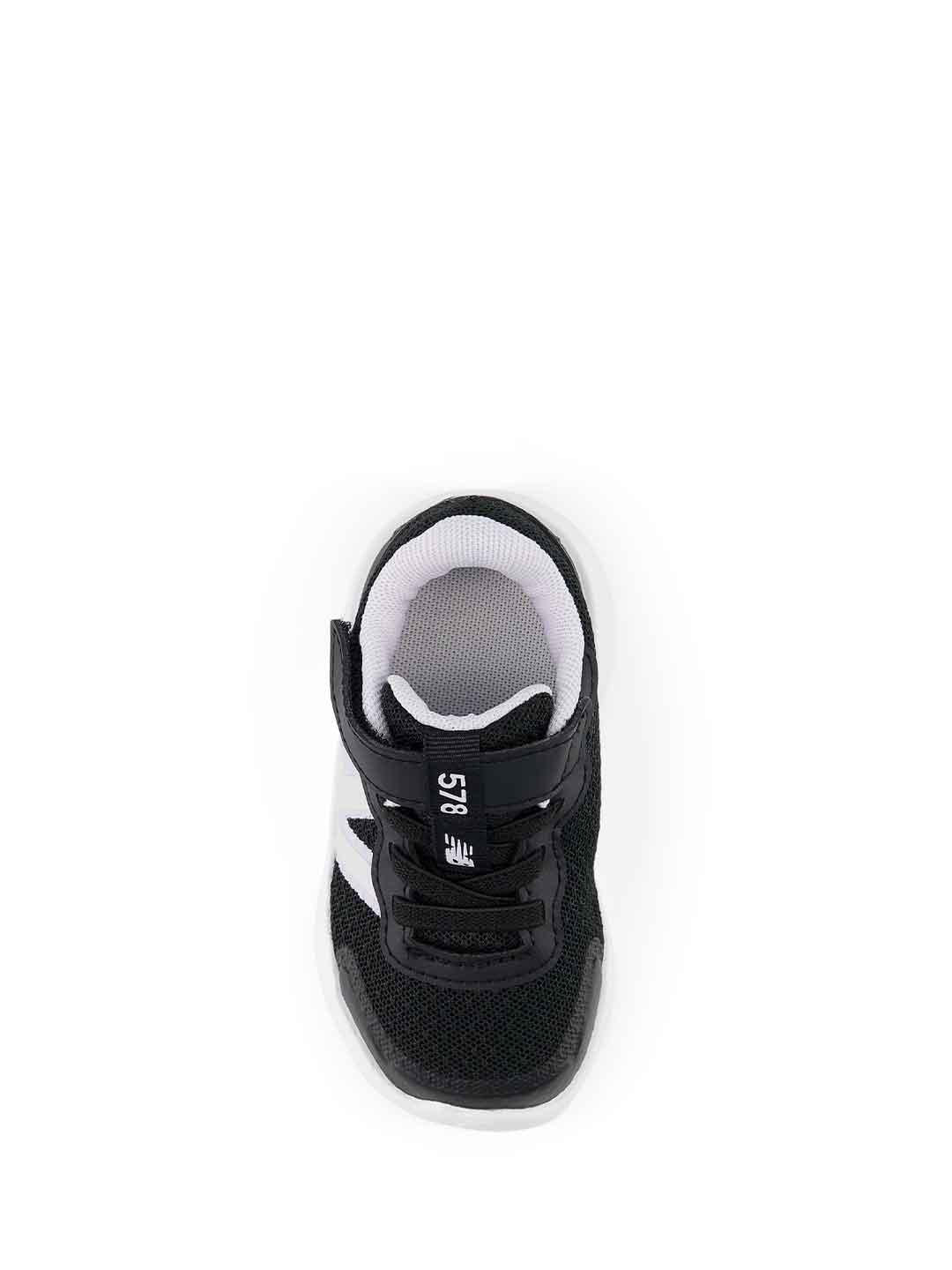 New Balance 578 sneakers kids nero con logo rosa