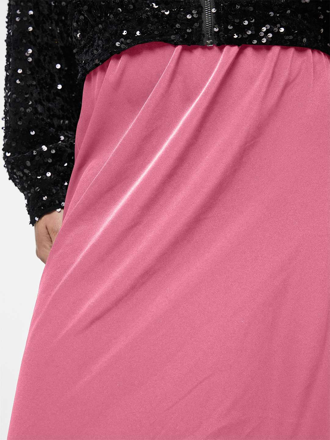 Pieces gonna fucsia midi