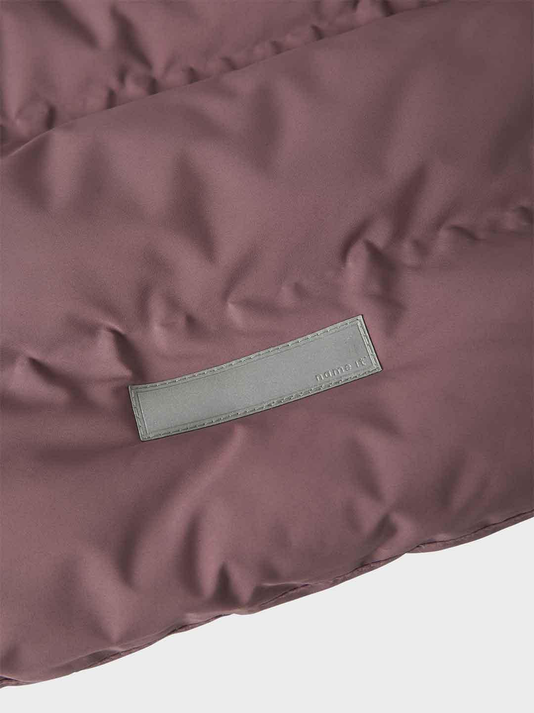 Name It giubbino kids rosa con cappuccio