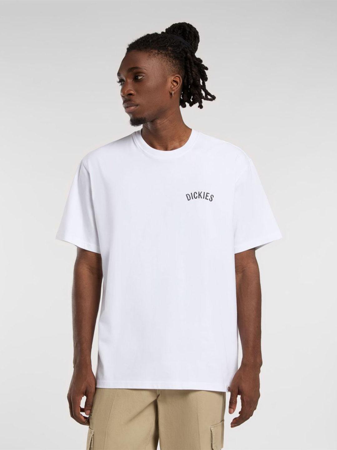 Dickies snake t-shirt bianco con stampa