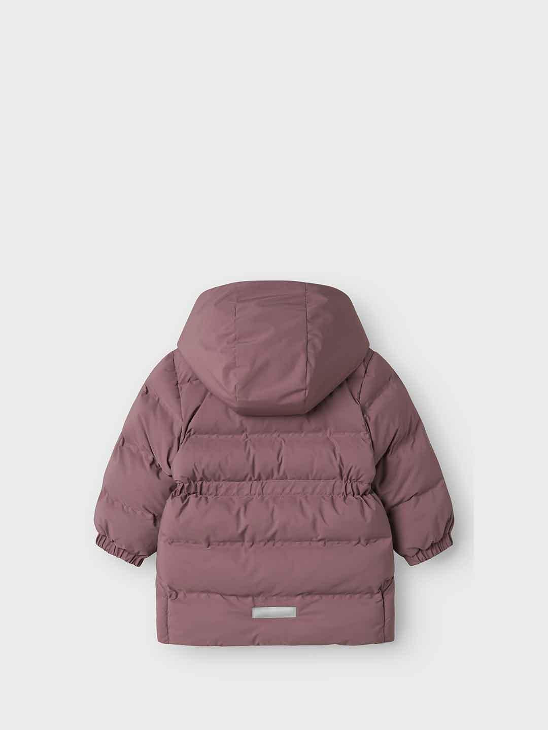 Name It giubbino kids rosa con cappuccio