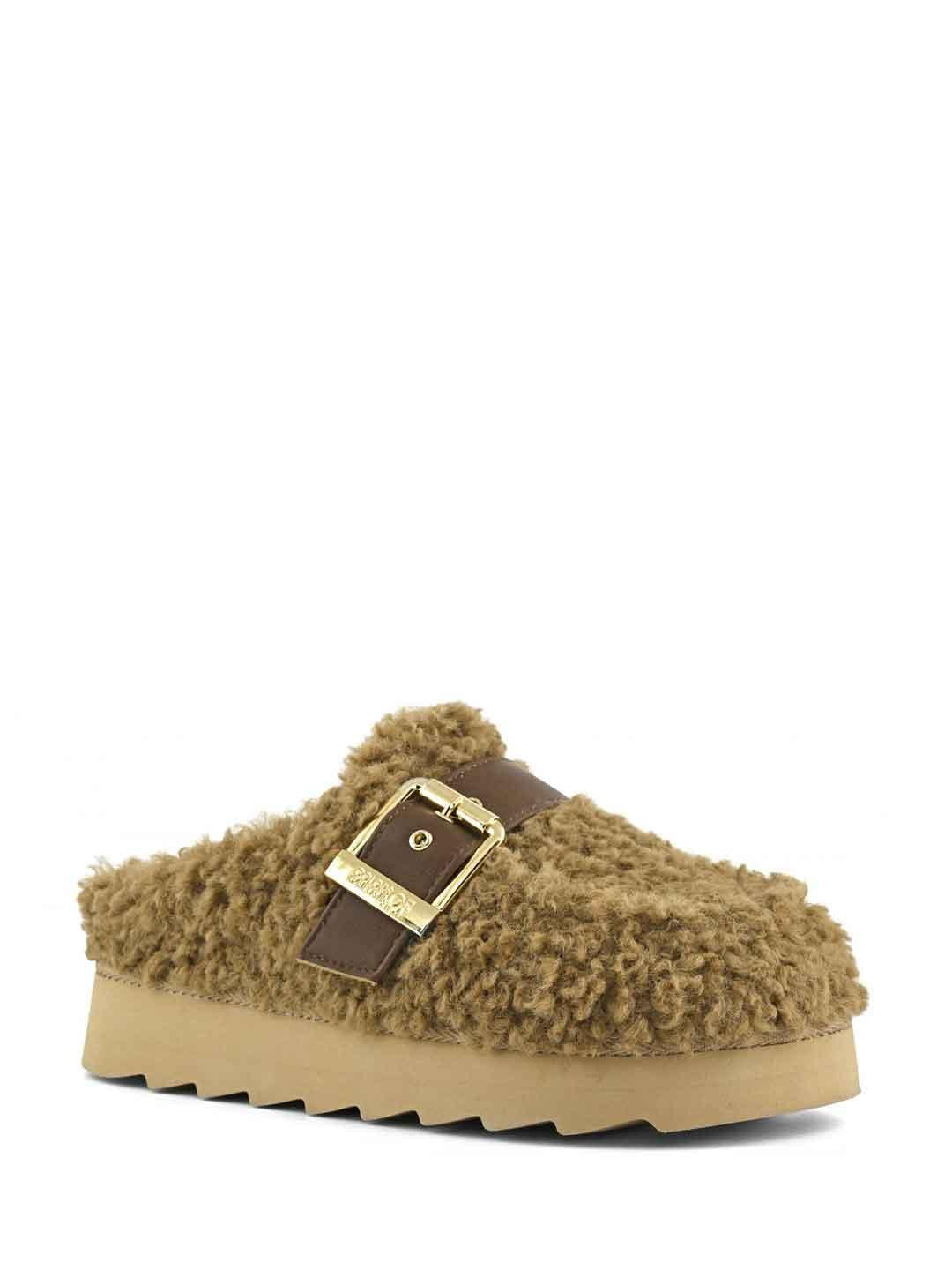 Colors Of California sabot marrone in teddy