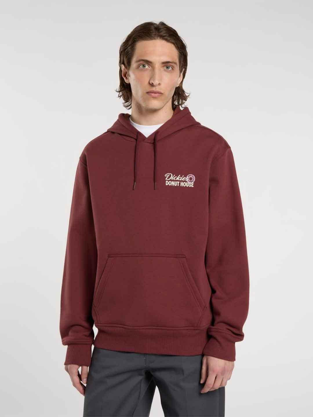 Dickies Donut House felpa bordeaux
