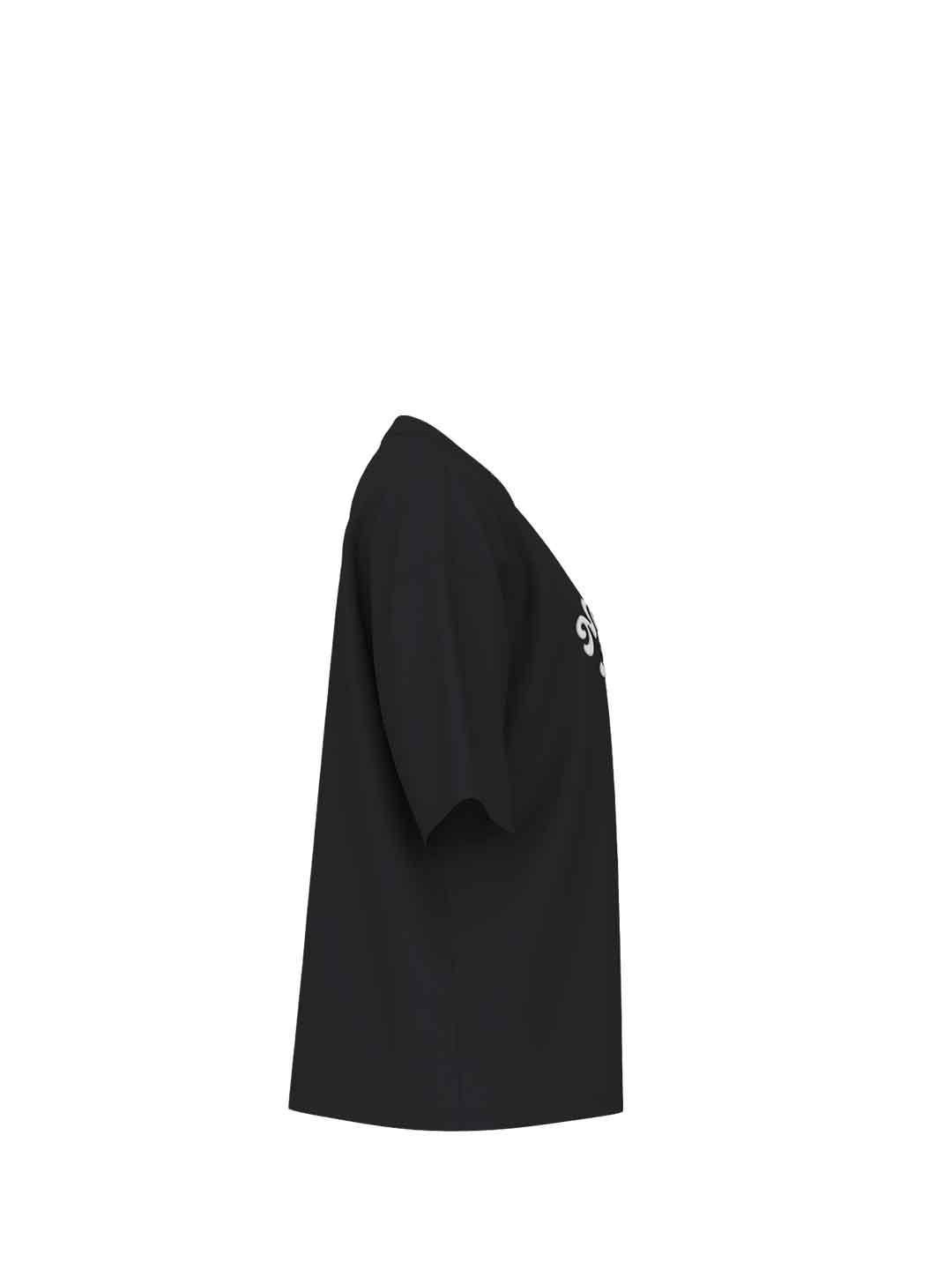 New Balance t-shirt nero con grafica bianca