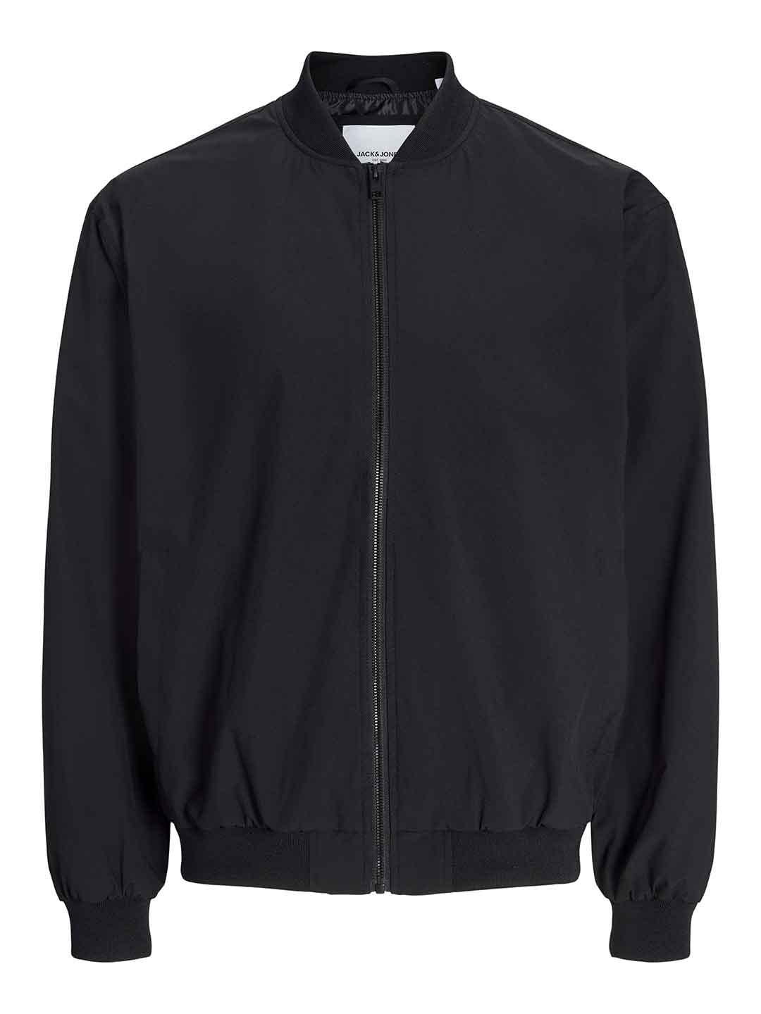 Jack & Jones giubbino nero a bomber
