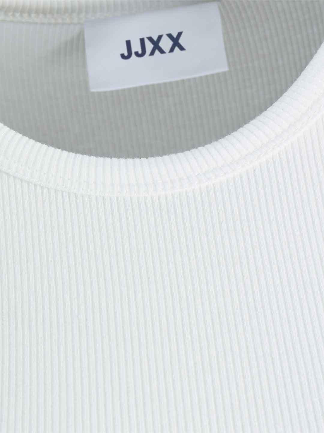 JJXX Feline t-shirt bianco manica lunga
