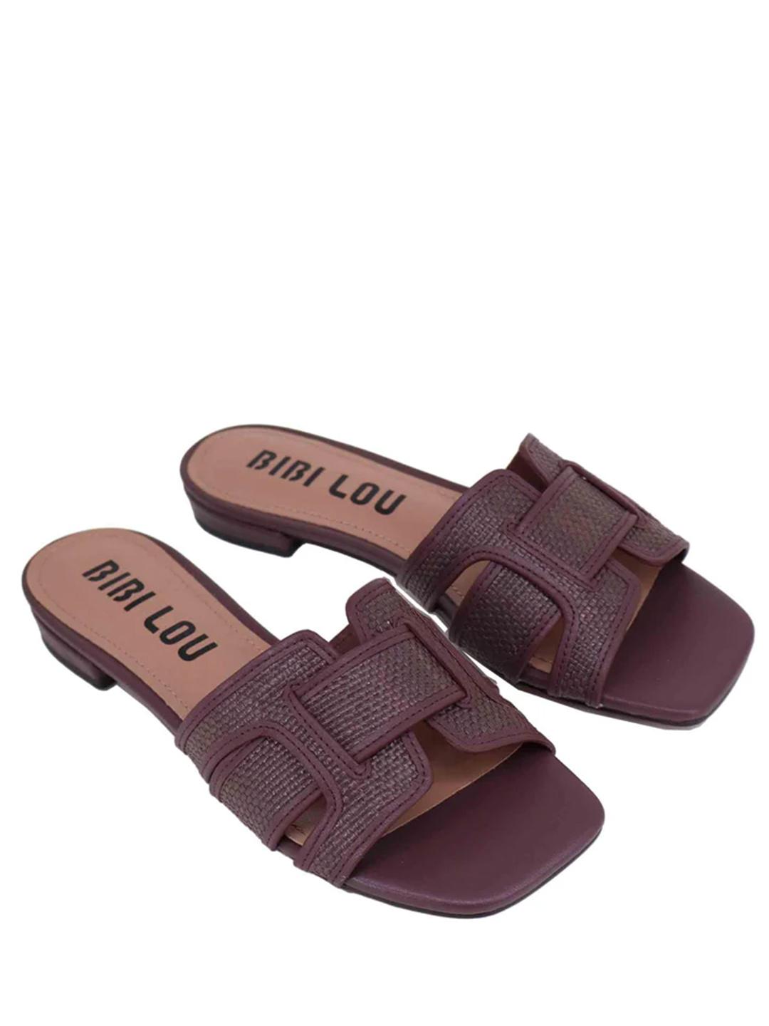 Bibi Lou Holly sandali marrone in rafia