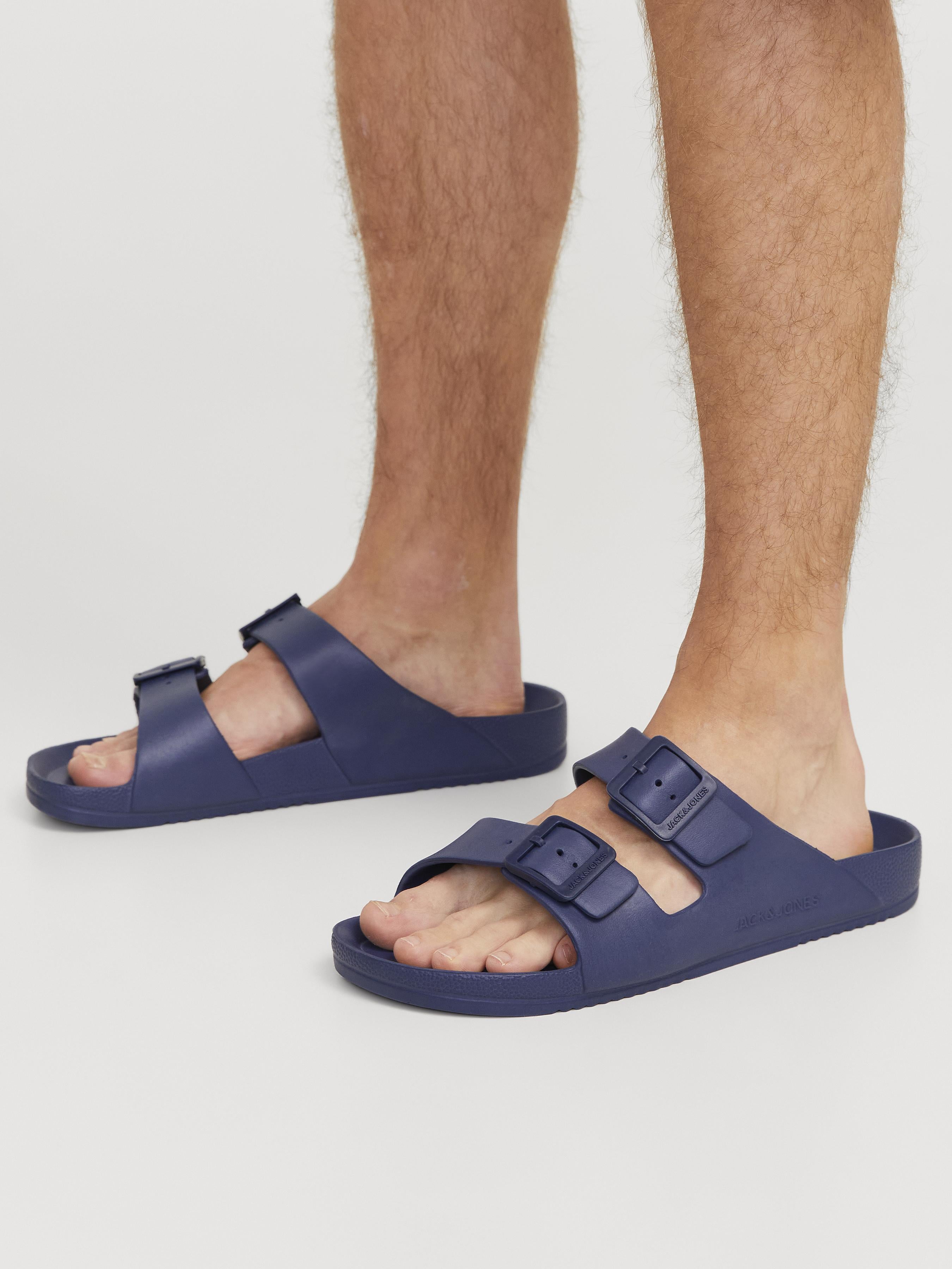 Jack & Jones sandali blu in gomma