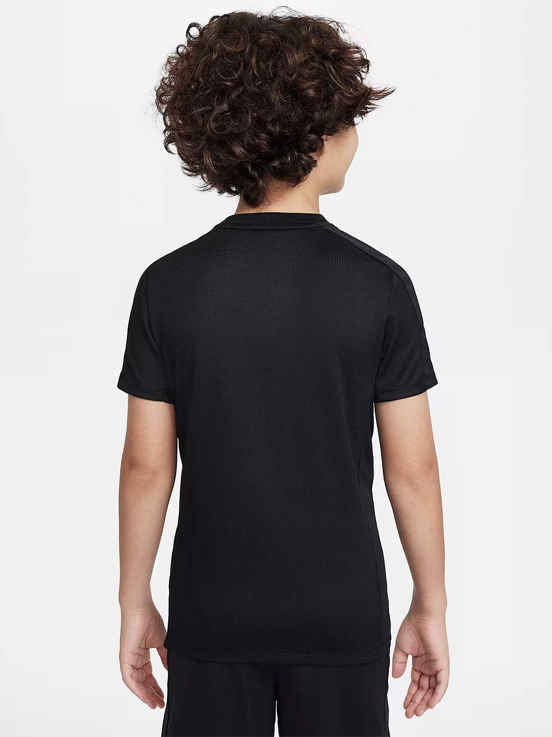 Nike t-shirt kids nero con logo bianco