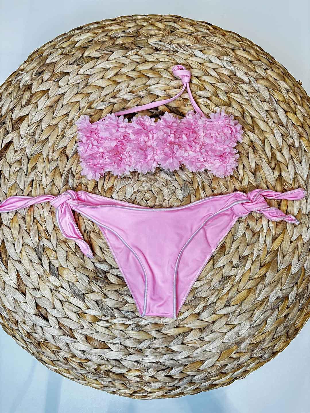 Island Coco costume kids rosa a fascia