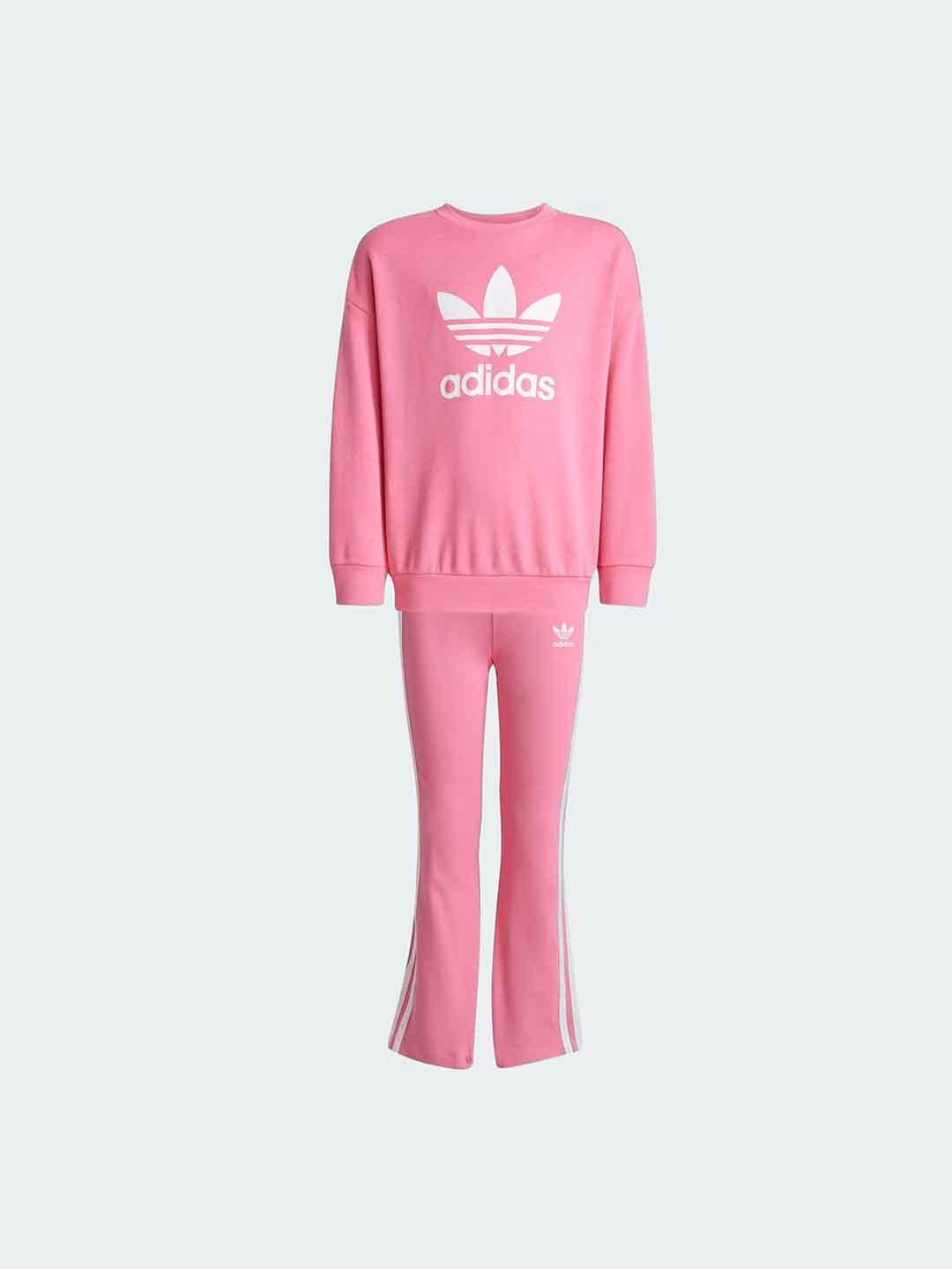 Adidas coordinato kids rosa di tuta