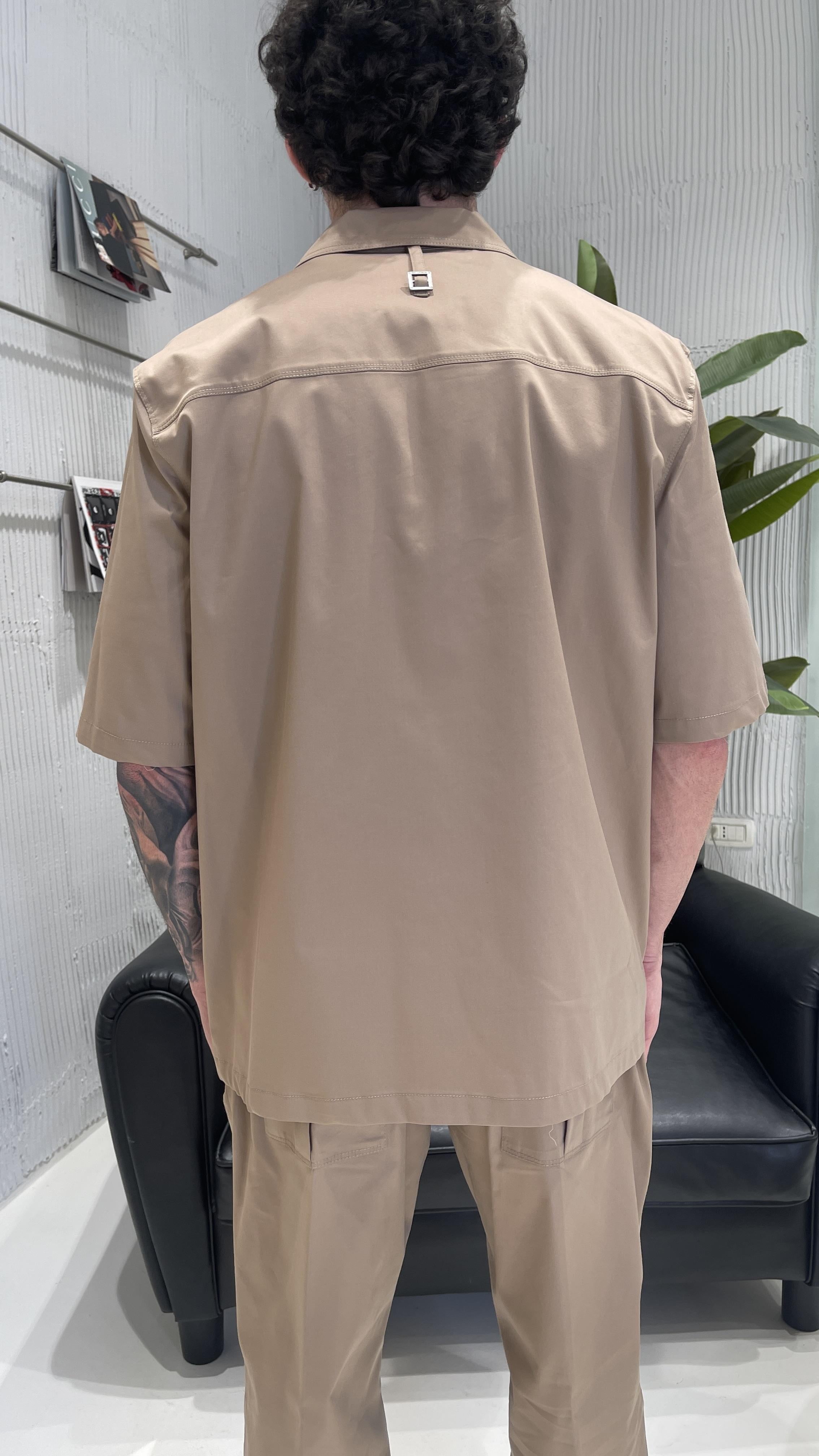 Pret A Porter camicia beige con tasconi