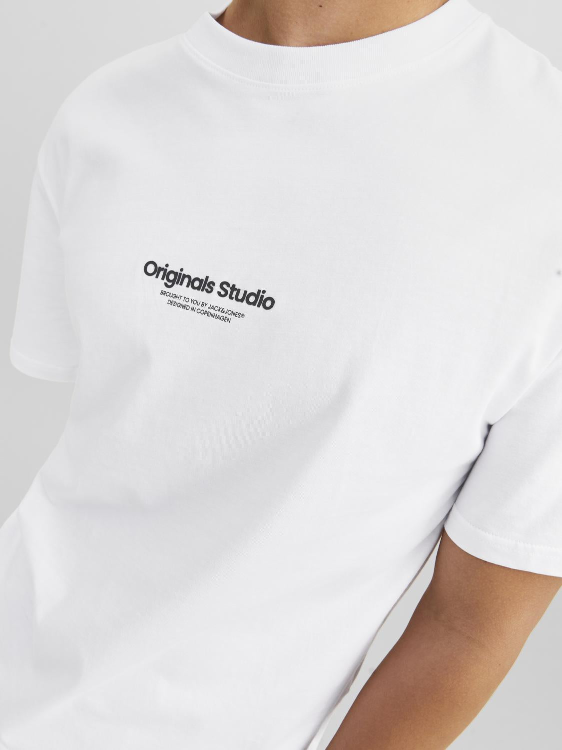 Jack & Jones t-shirt bianco Originals Studio