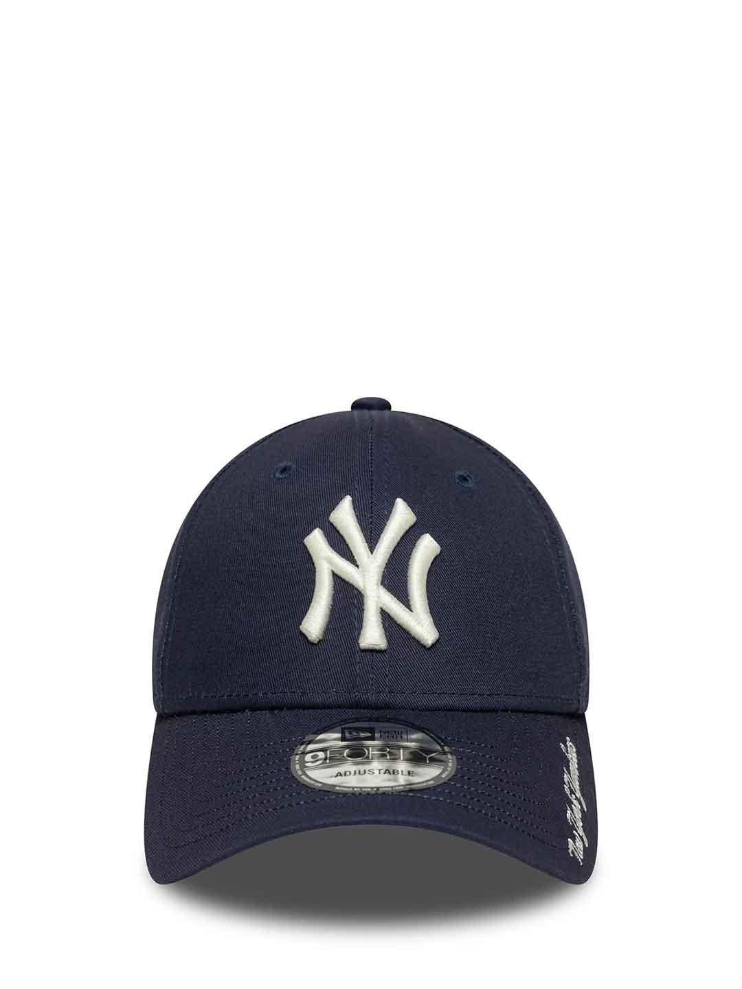 New Era 9Forty cappello blu con logo bianco