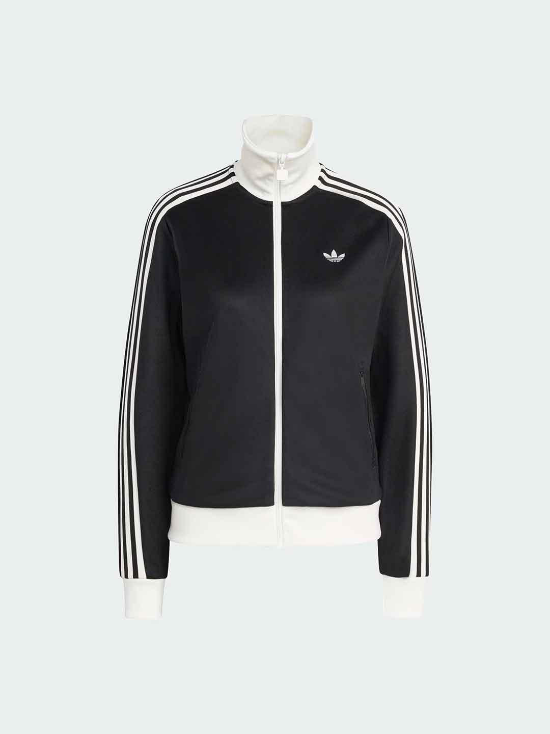 Adidas felpa nero con zip