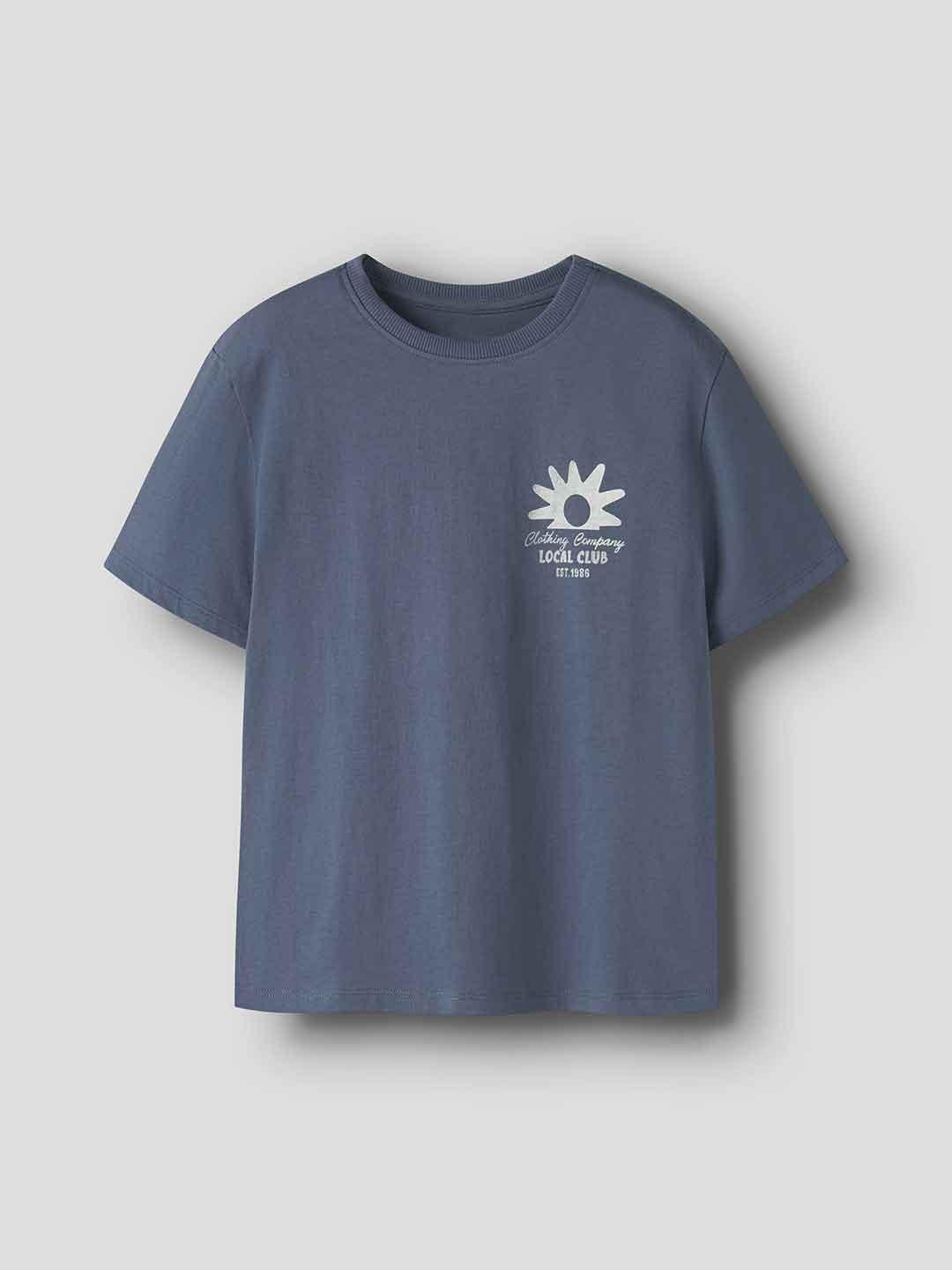 Name It t-shirt kids blu con stampa