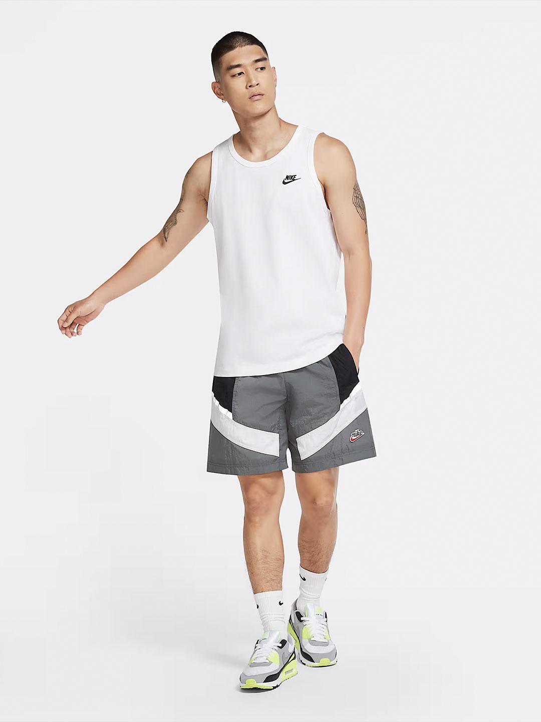 Nike canotta bianco con logo