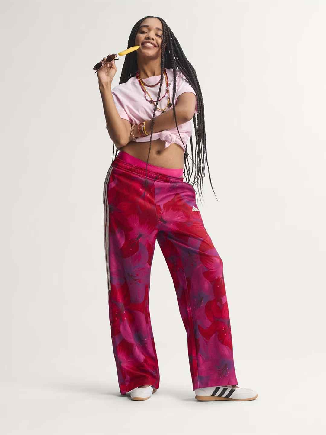 Adidas X Farm Rio pantaloni a fantasia