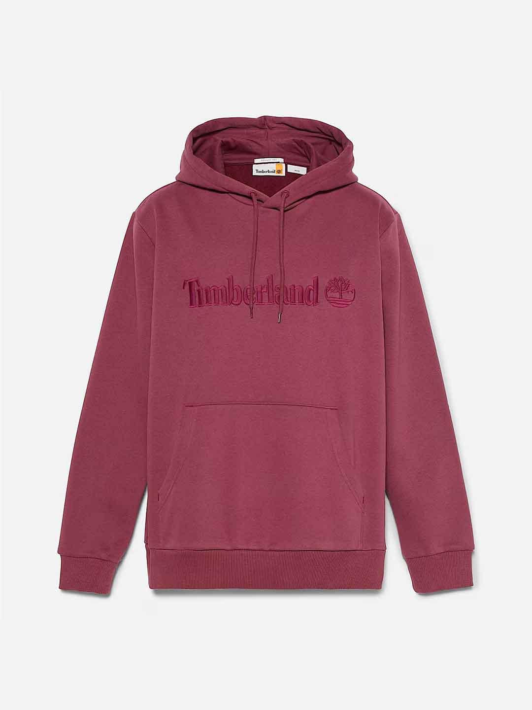 Timberland Hampton felpa bordeaux con cappuccio