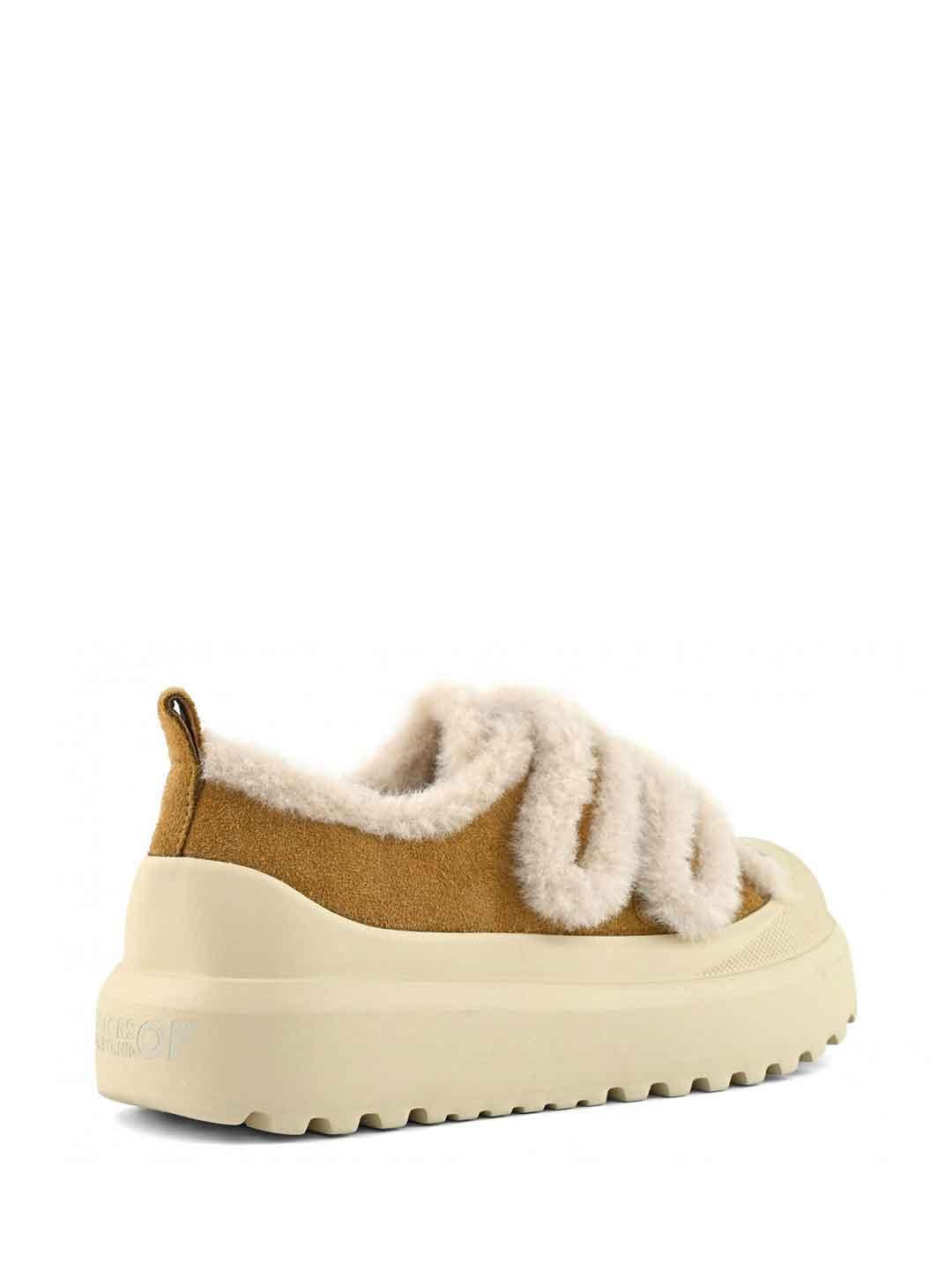 Colors Of California sneakers marrone con gomma alta