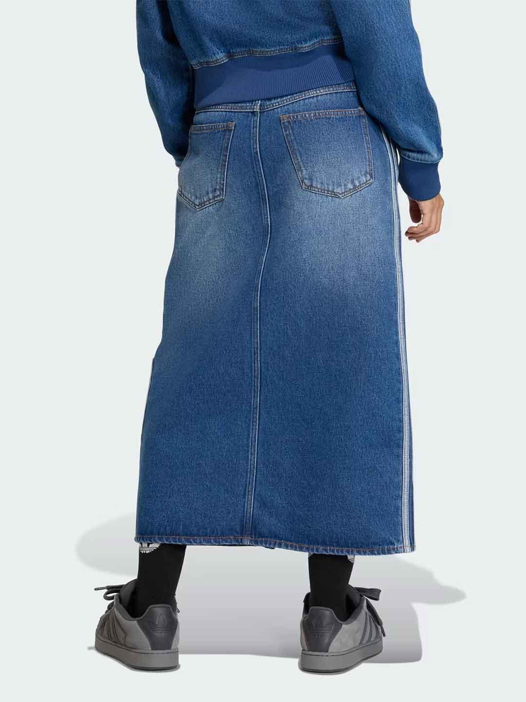 Adidas gonna in jeans lunga