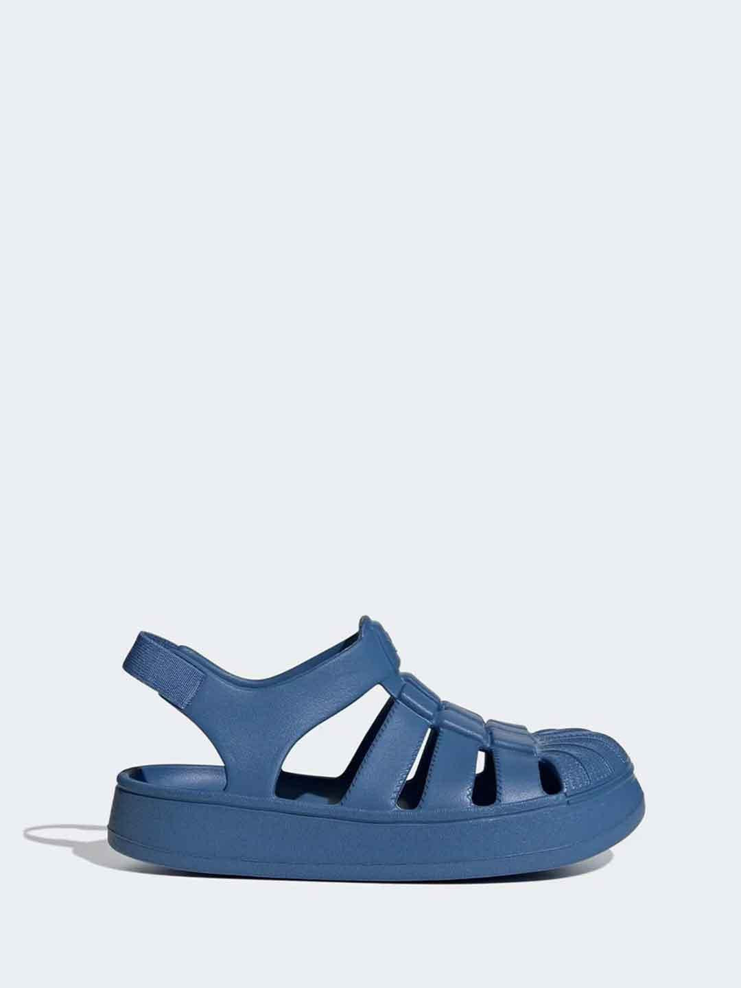 Adidas Superstar sandalo kids blu