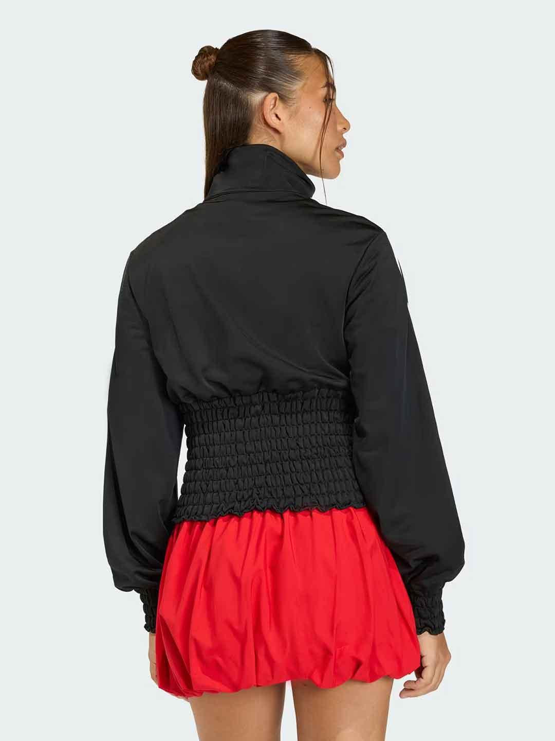 Adidas felpa nero con fascia elasticizzata