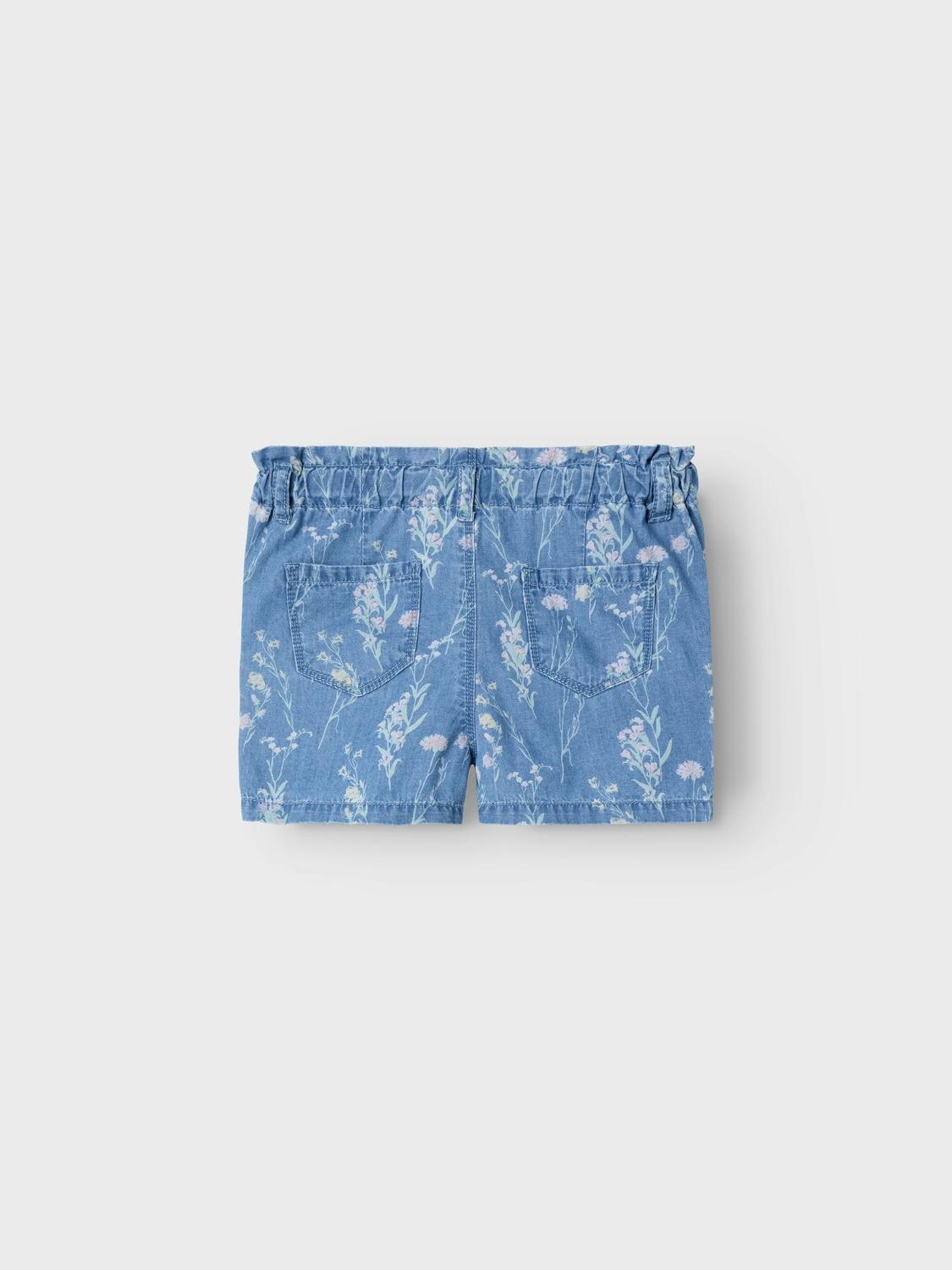 Name It shorts kids di jeans con stampa fiori
