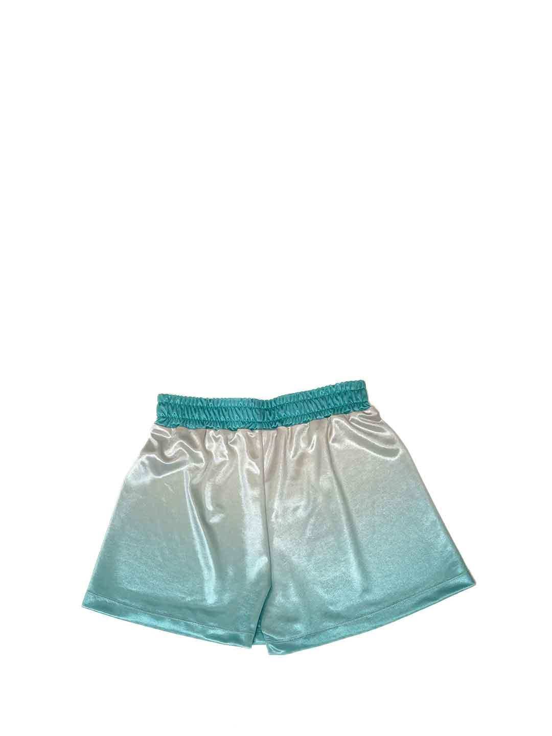 Disclaimer shorts kids azzurro sfumato