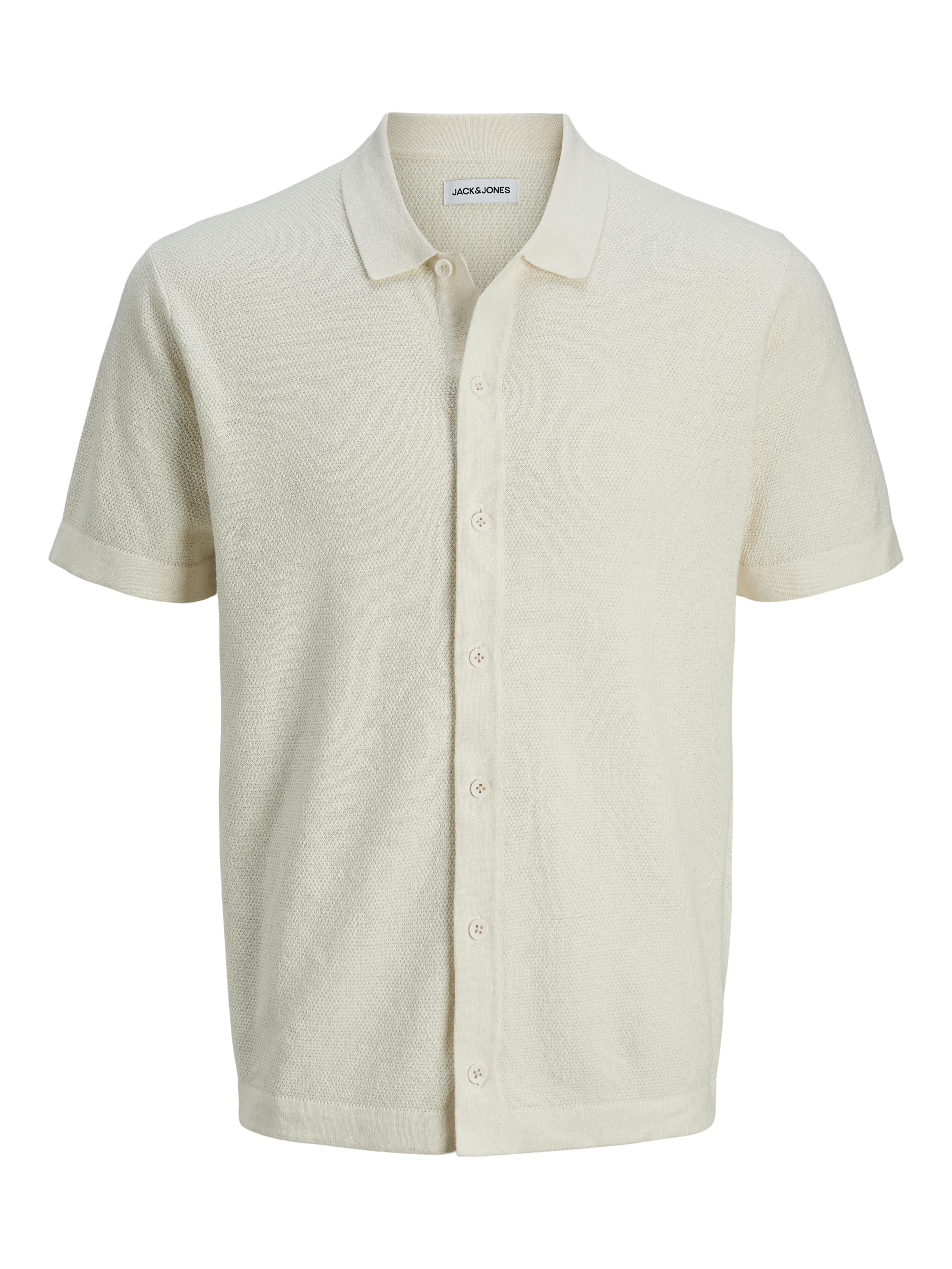 Jack & Jones polo panna con bottoni