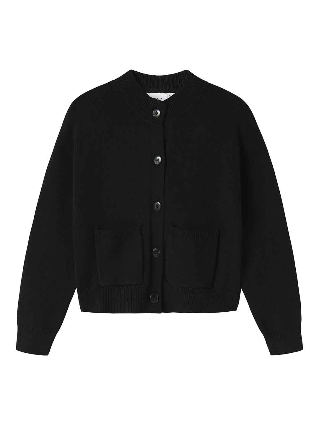 Name It cardigan kids nero con tasche