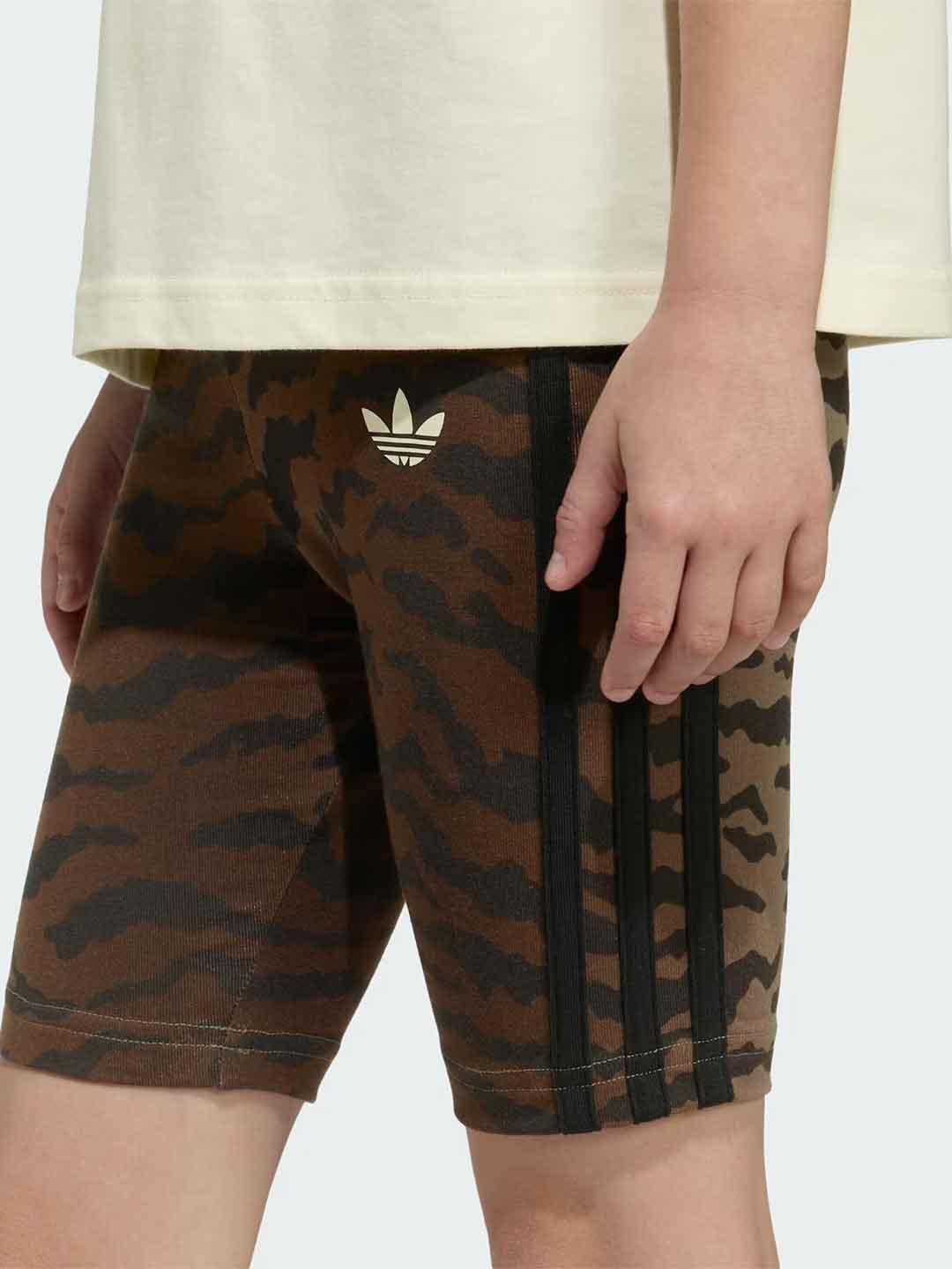 Adidas coordinato kids panna tigrato