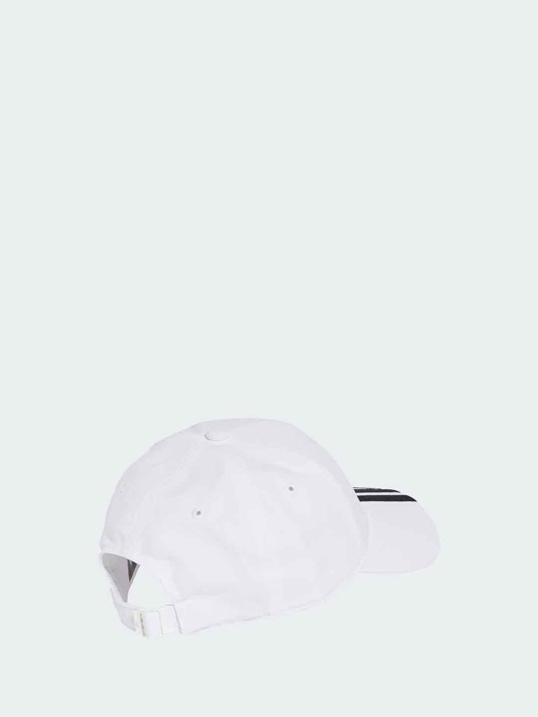 Adidas cappello bianco con logo nero