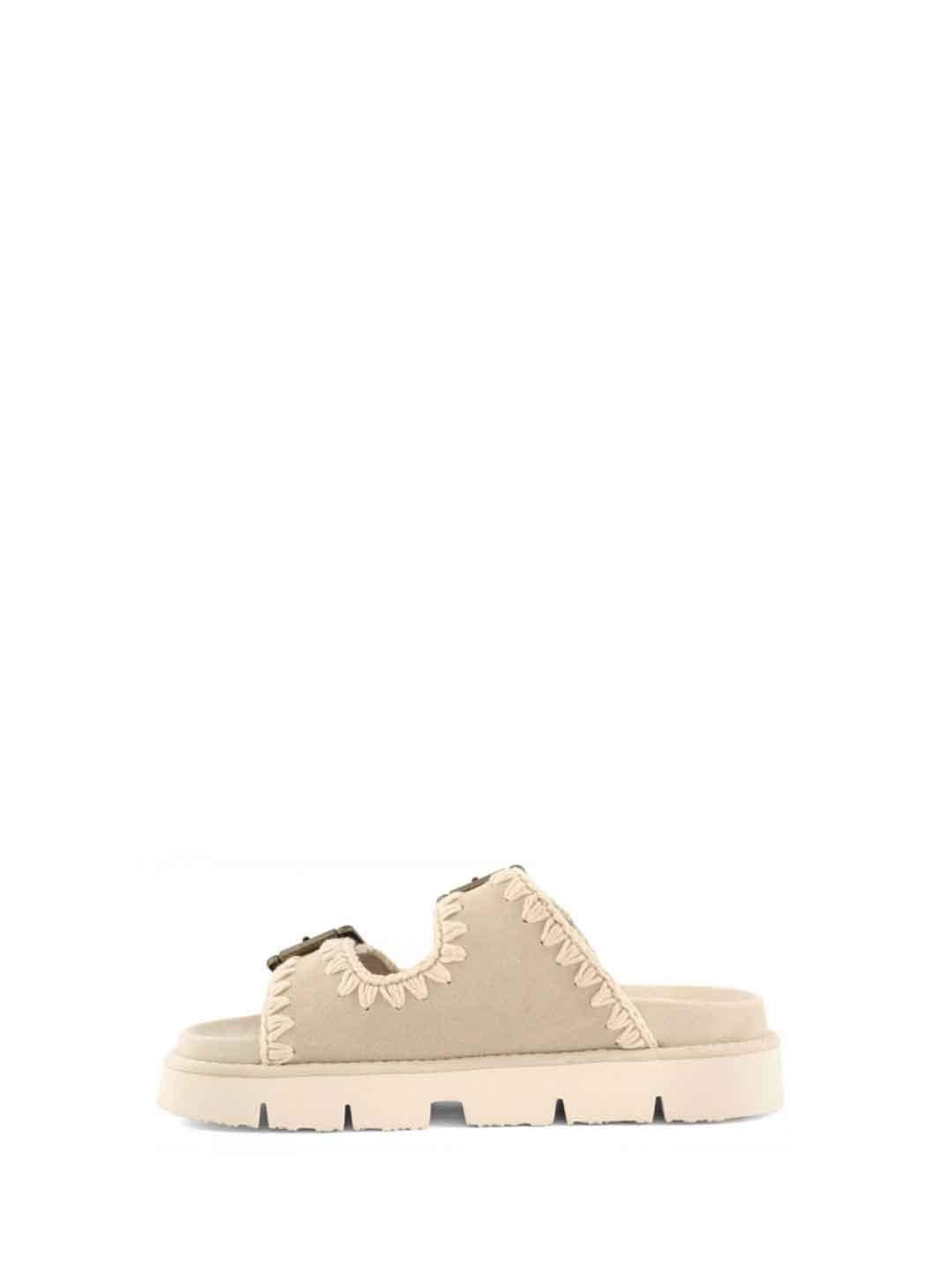 Mou Bio Sandal Two Buckles sandali grigio