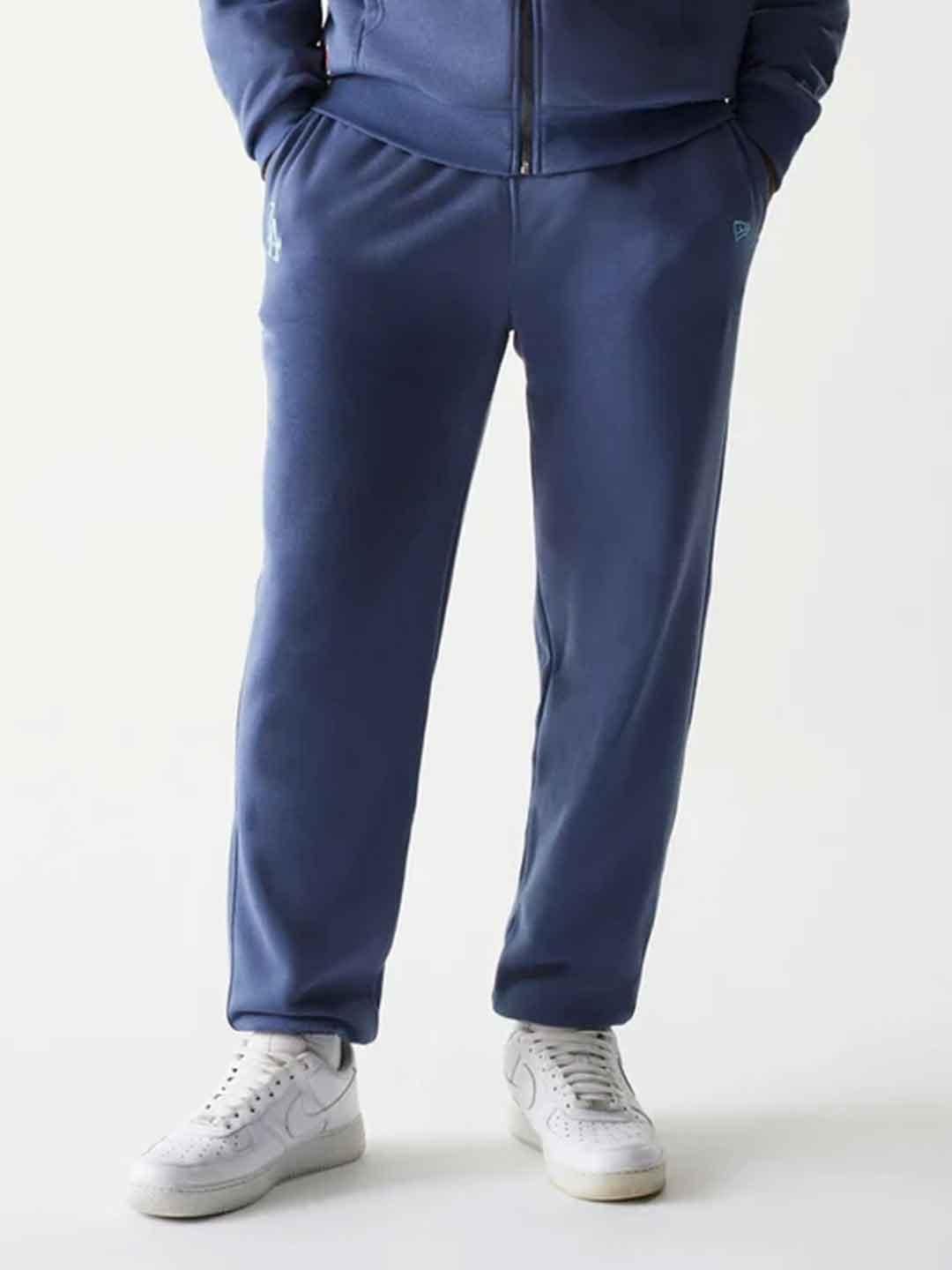 New Era pantalone blu LA con logo azzurro