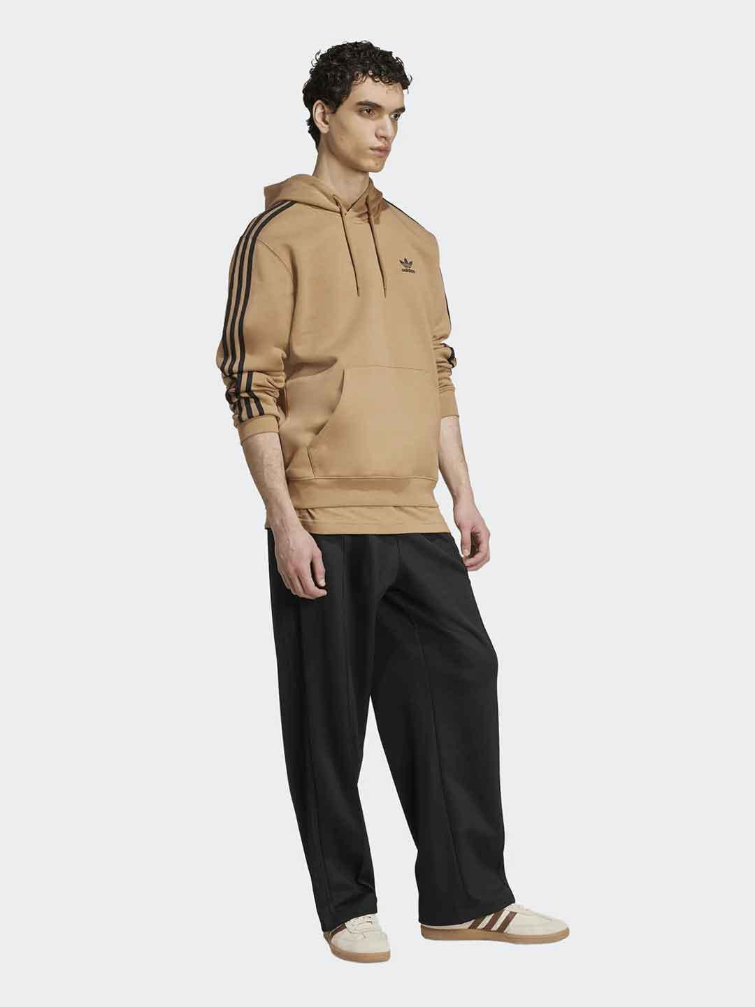 Adidas felpa cuoio con cappuccio