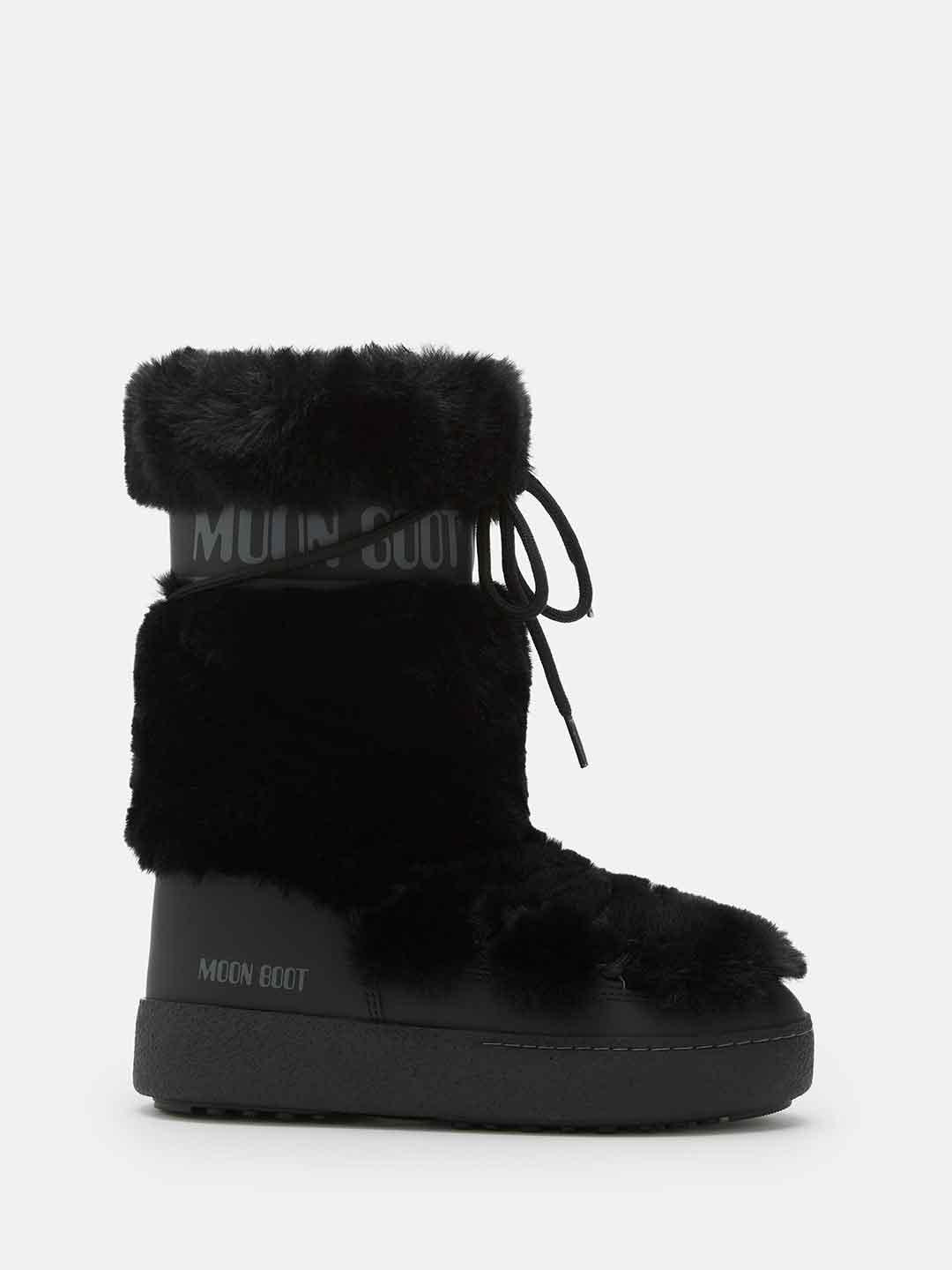 Moon Boot Ltrack High Faux-Fur stivale nero