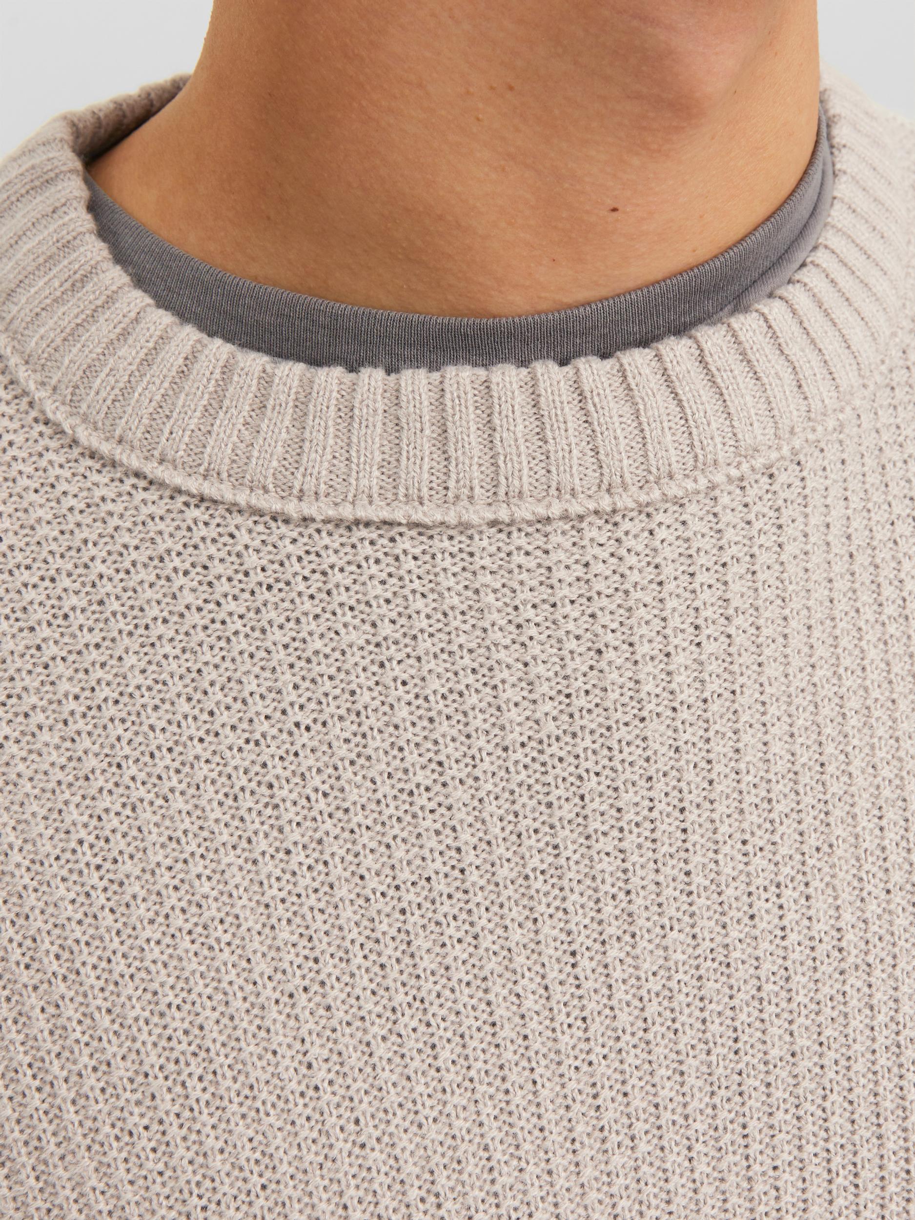 Jack&Jones maglione beige lavorato a maglia
