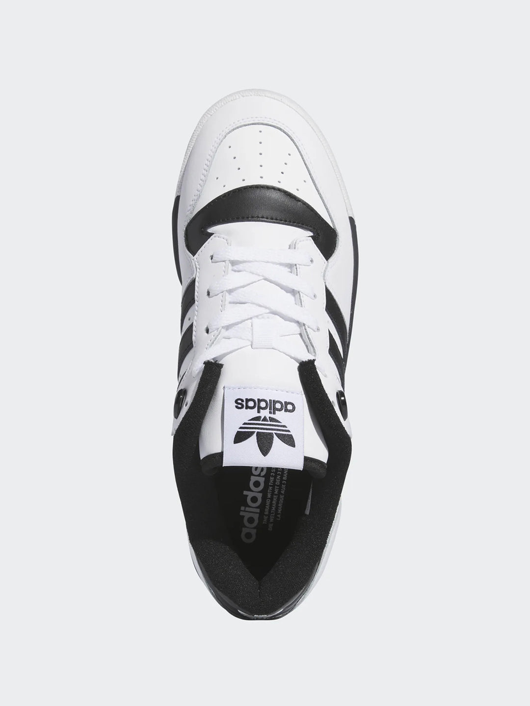 Adidas Rivarly Low sneakers bianco e nero in pelle