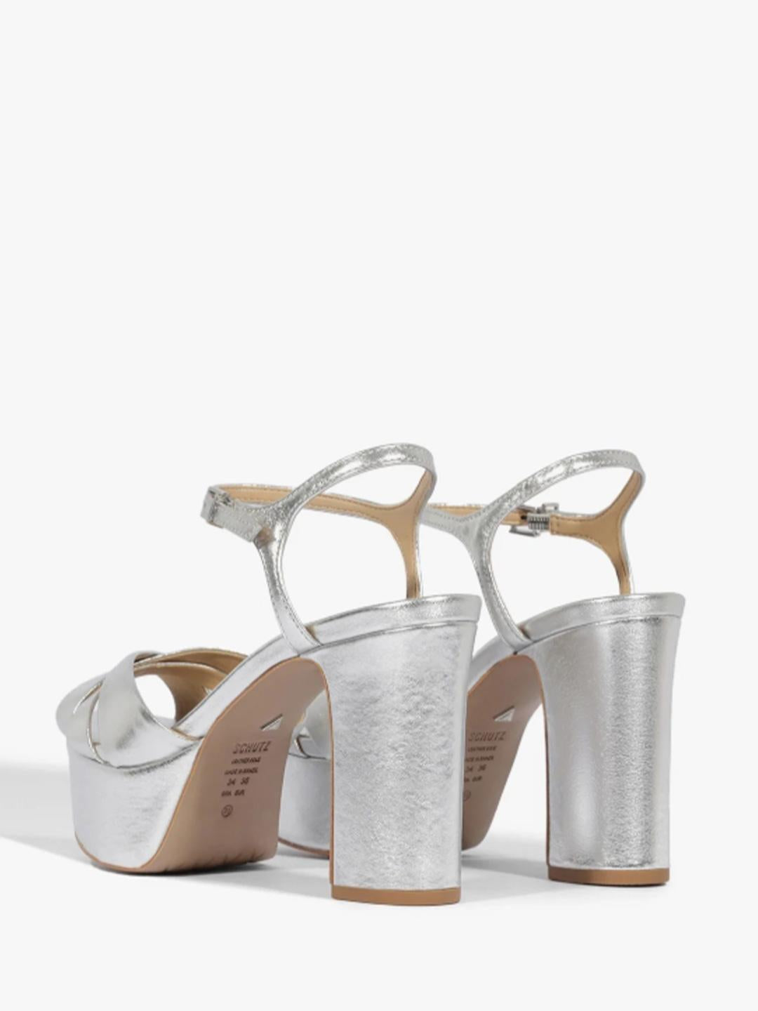 Schutz Keefa Sandal sandali argento