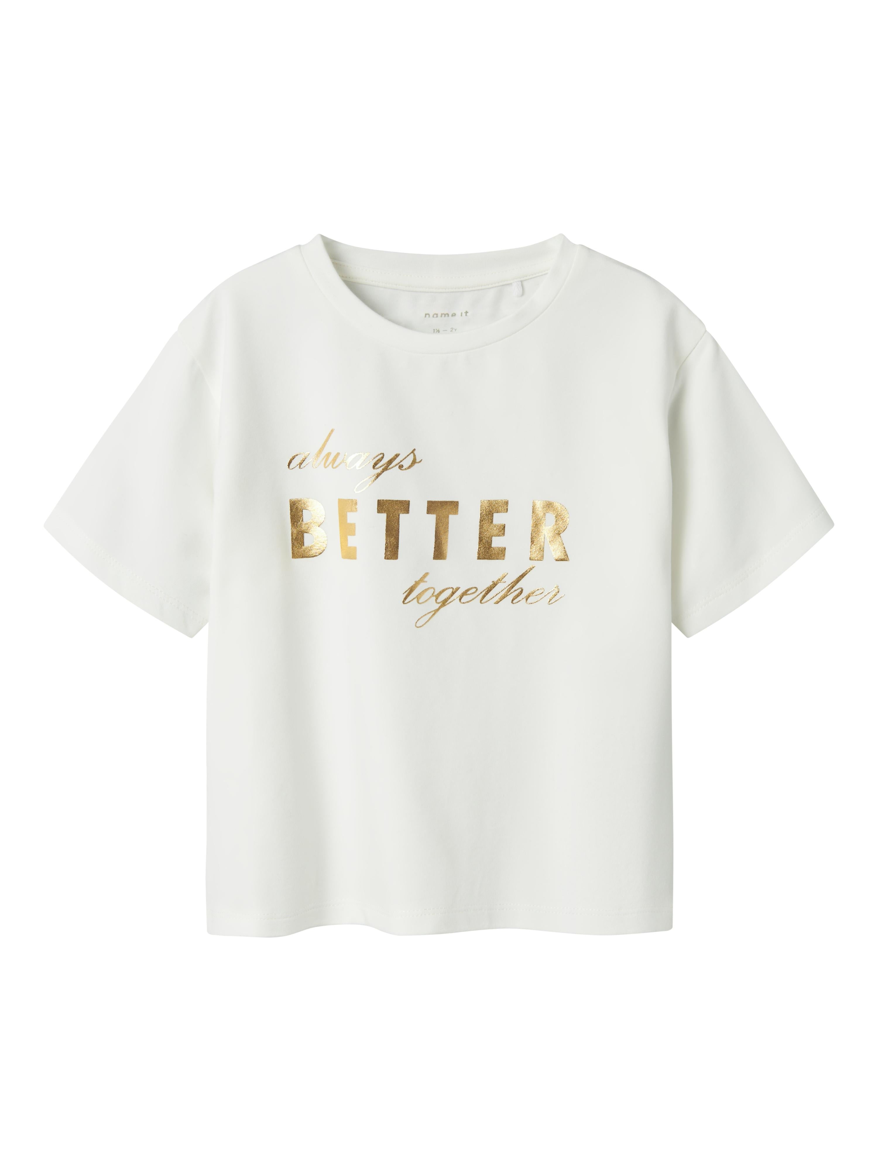Name It t-shirt kids bianco Always Better