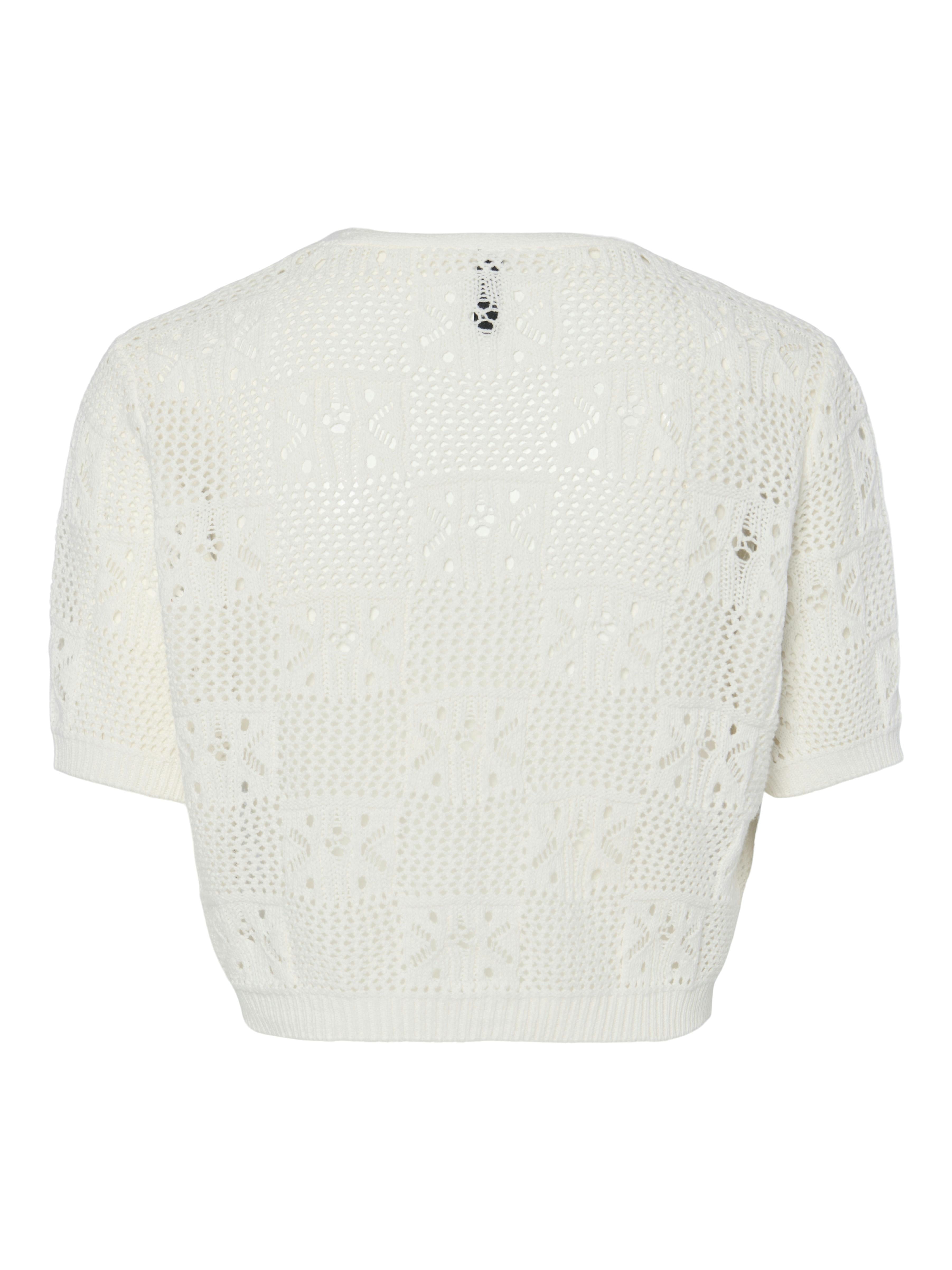 Pieces top panna in crochet