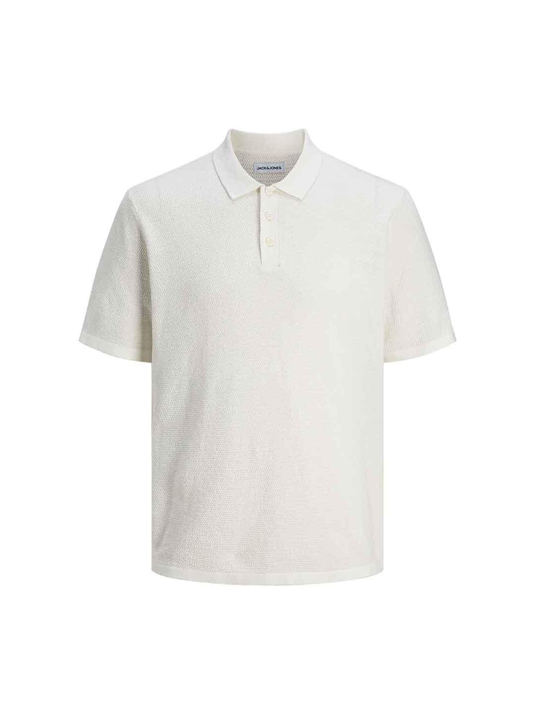 Jack & Jones polo panna con bottoni