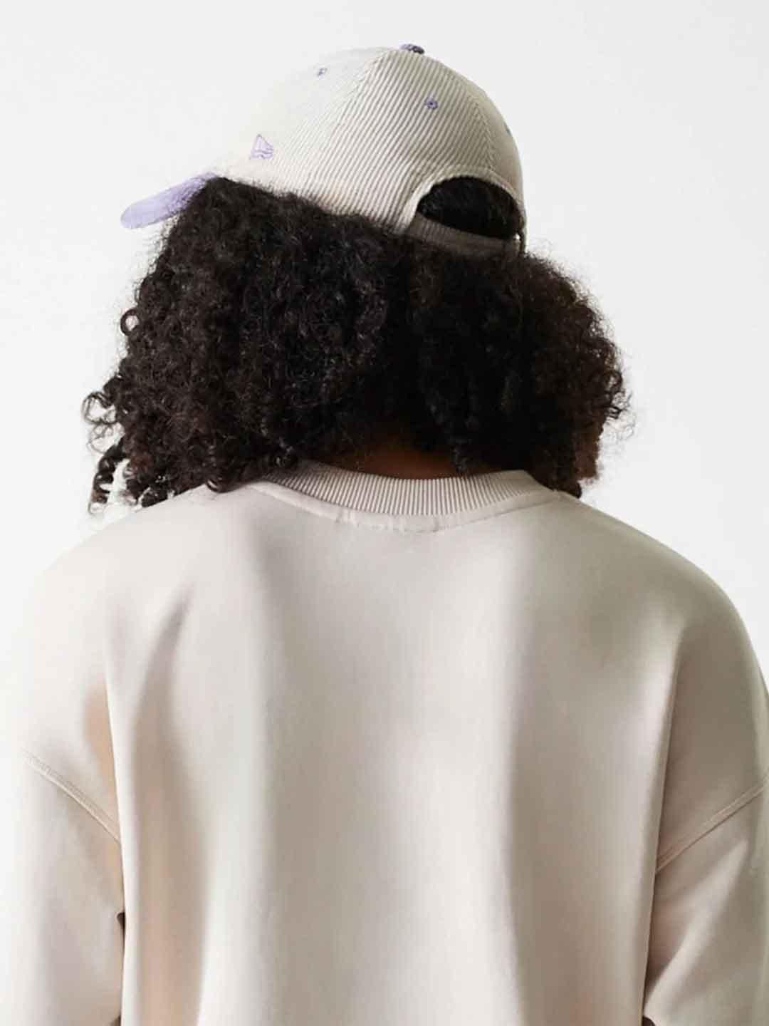 New Era felpa panna LA over