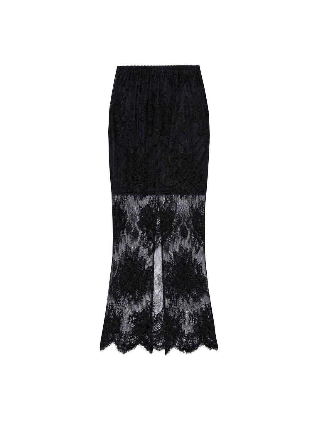 Aniye By Longuette Lace gonna nero in pizzo<BR/>