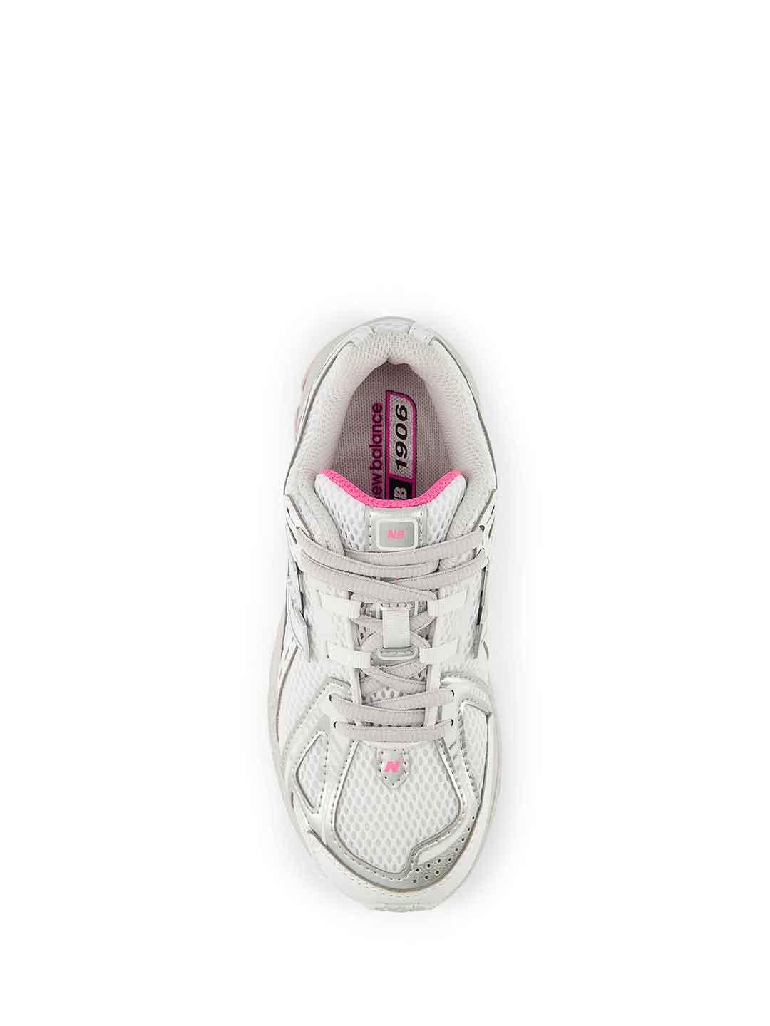 New Balance 1906 sneakers bianco e fucsia
