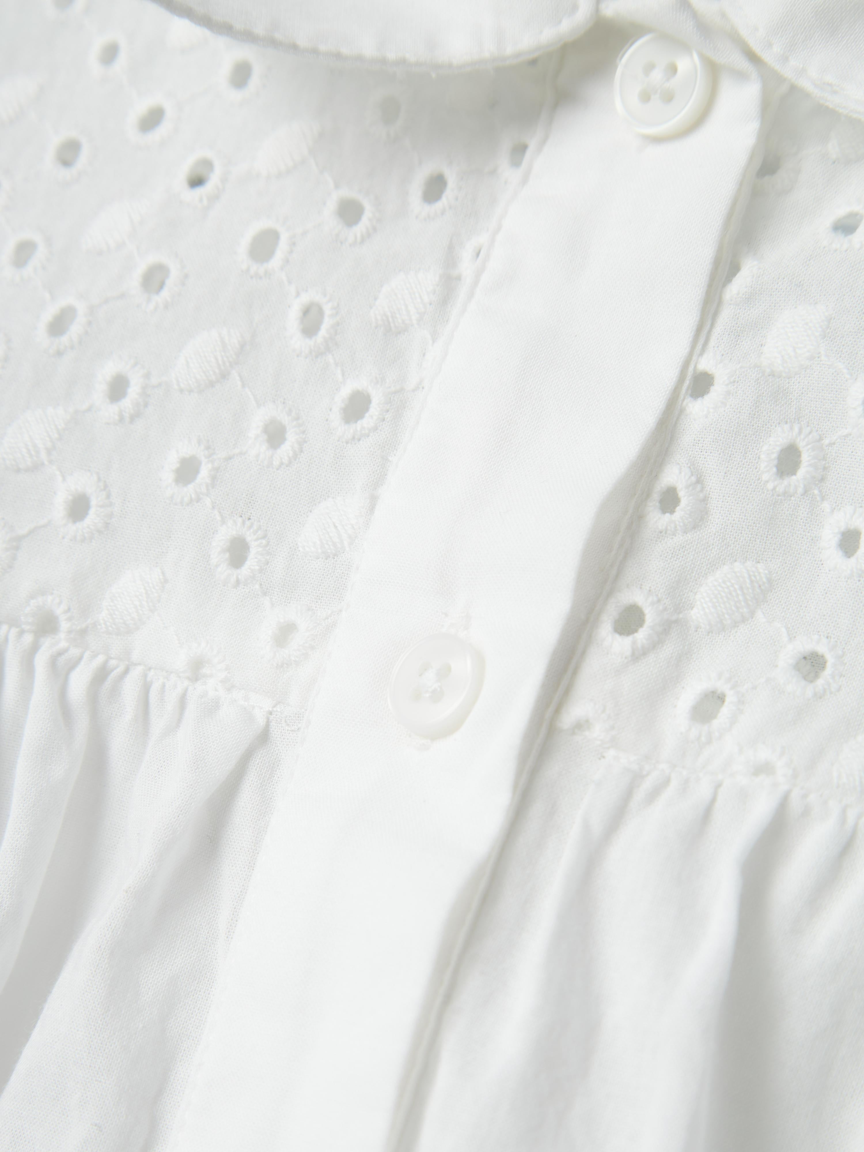 Name It camicia kids bianco in pizzo