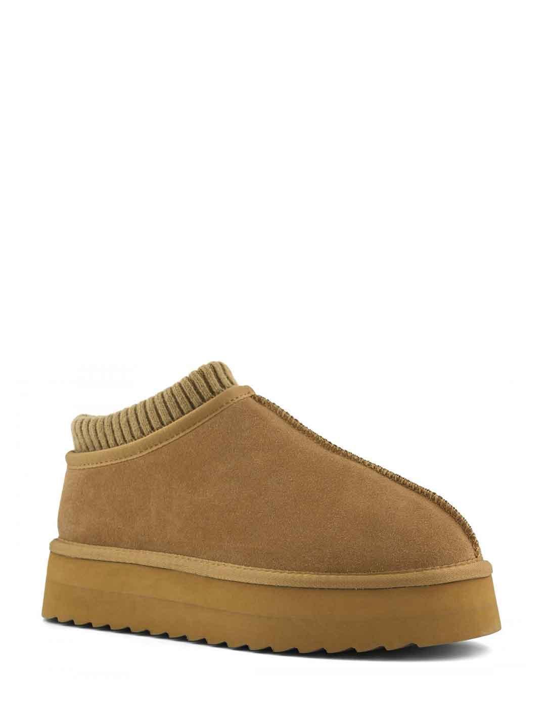 Colors Of California stivali marrone platform con calzino